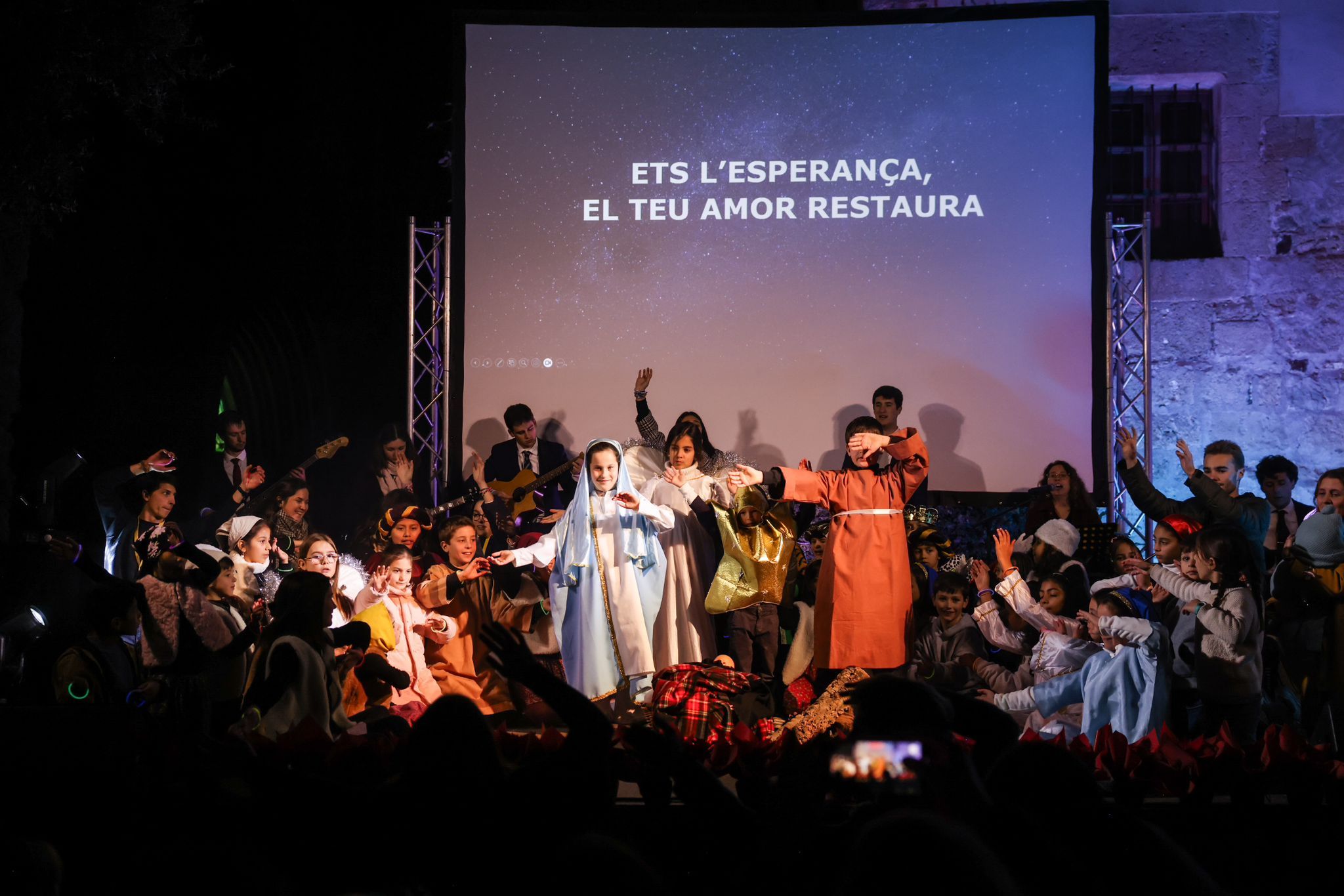 Pessebre Vivent de la Parròquia de Sant Pere d'Octavià. FOTO: Ajuntament