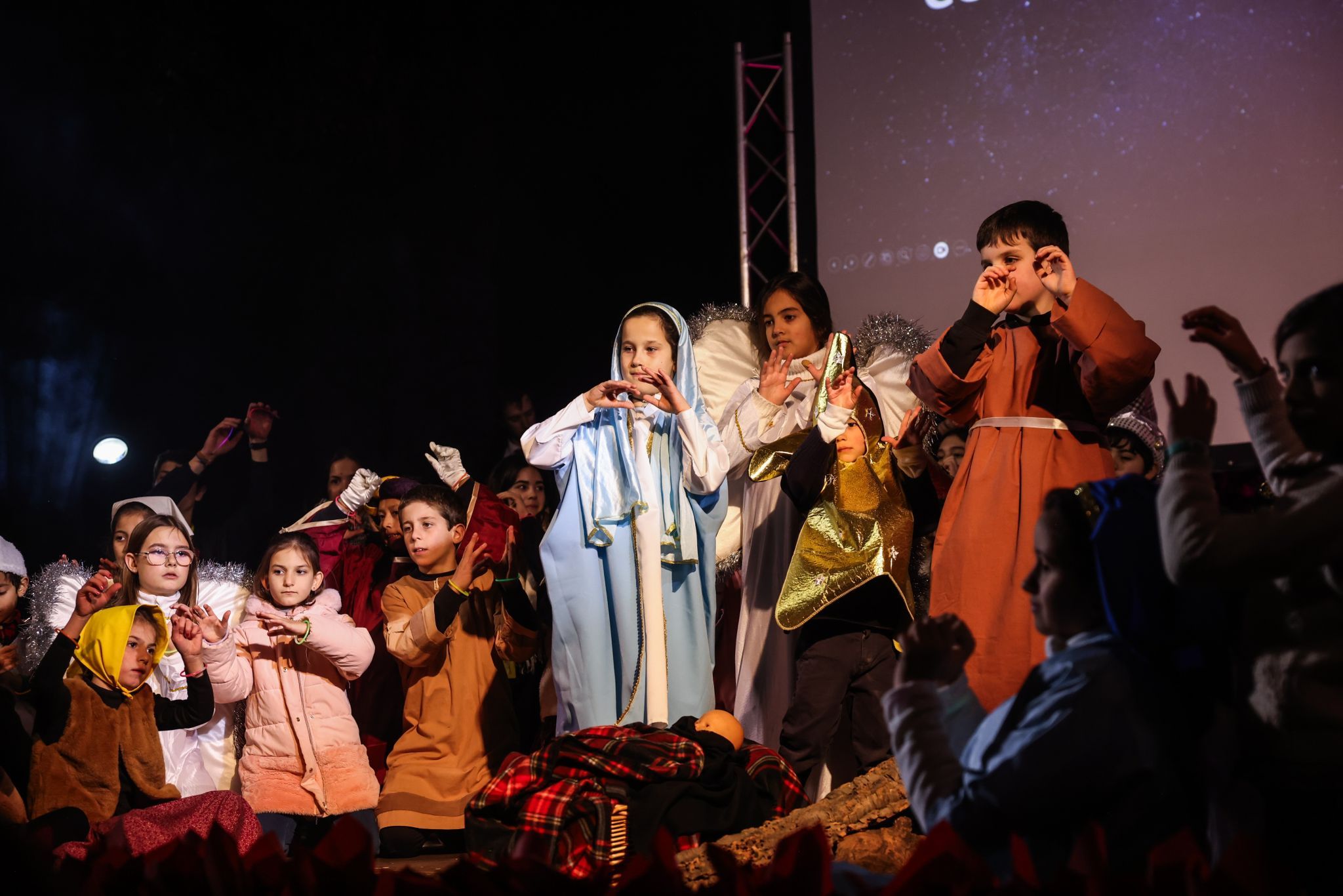 Pessebre Vivent de la Parròquia de Sant Pere d'Octavià. FOTO: Ajuntament