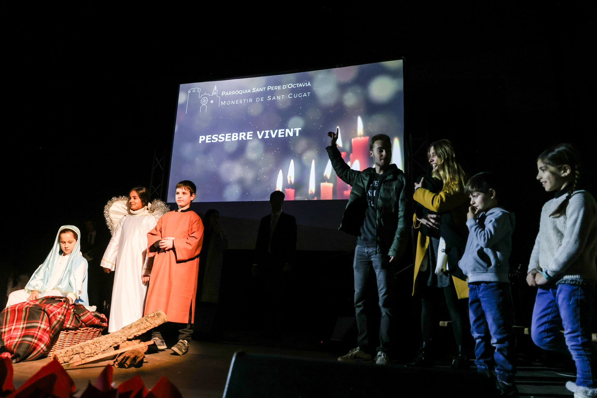 Pessebre Vivent de la Parròquia de Sant Pere d'Octavià. FOTO: Ajuntament