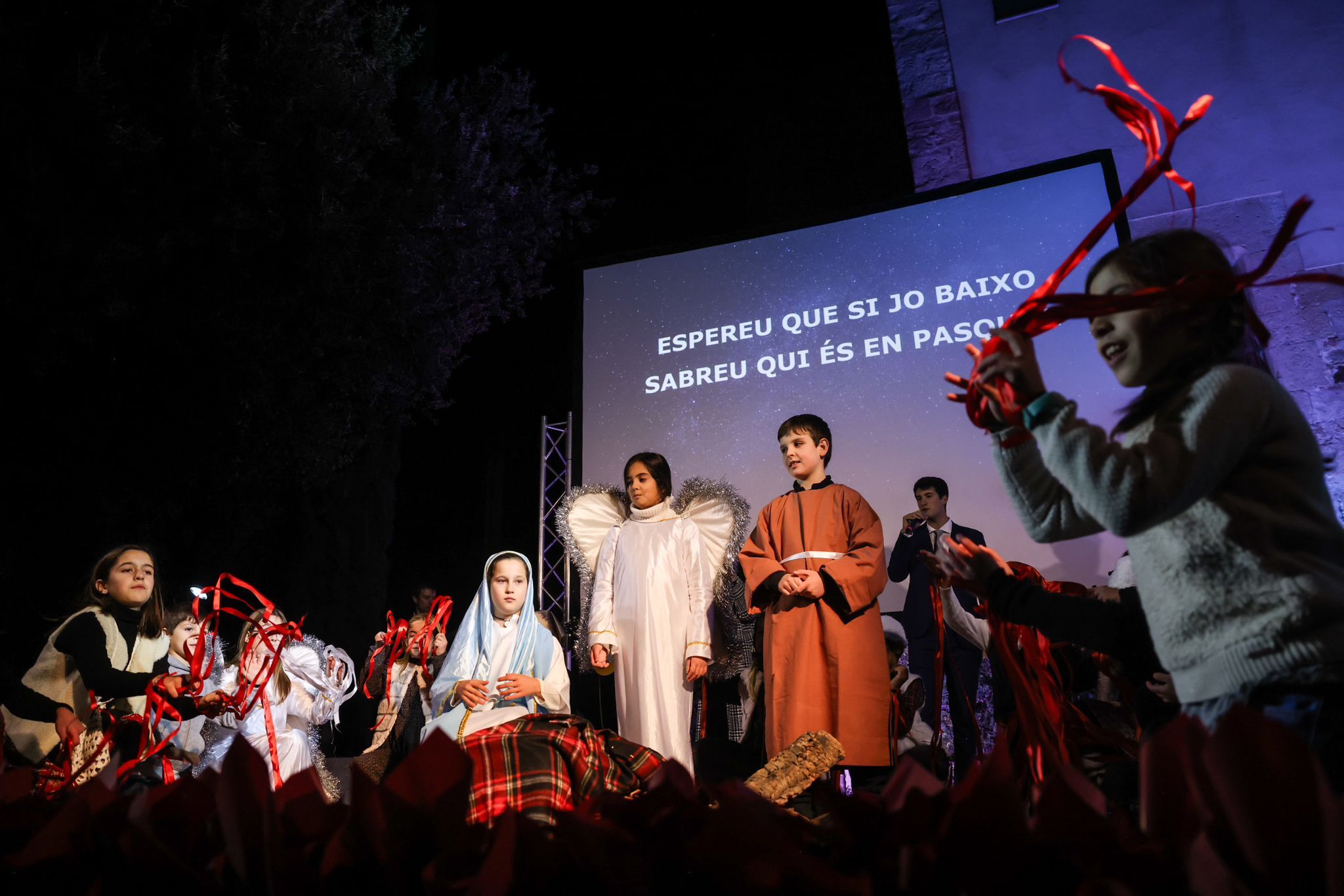 Pessebre Vivent de la Parròquia de Sant Pere d'Octavià. FOTO: Ajuntament