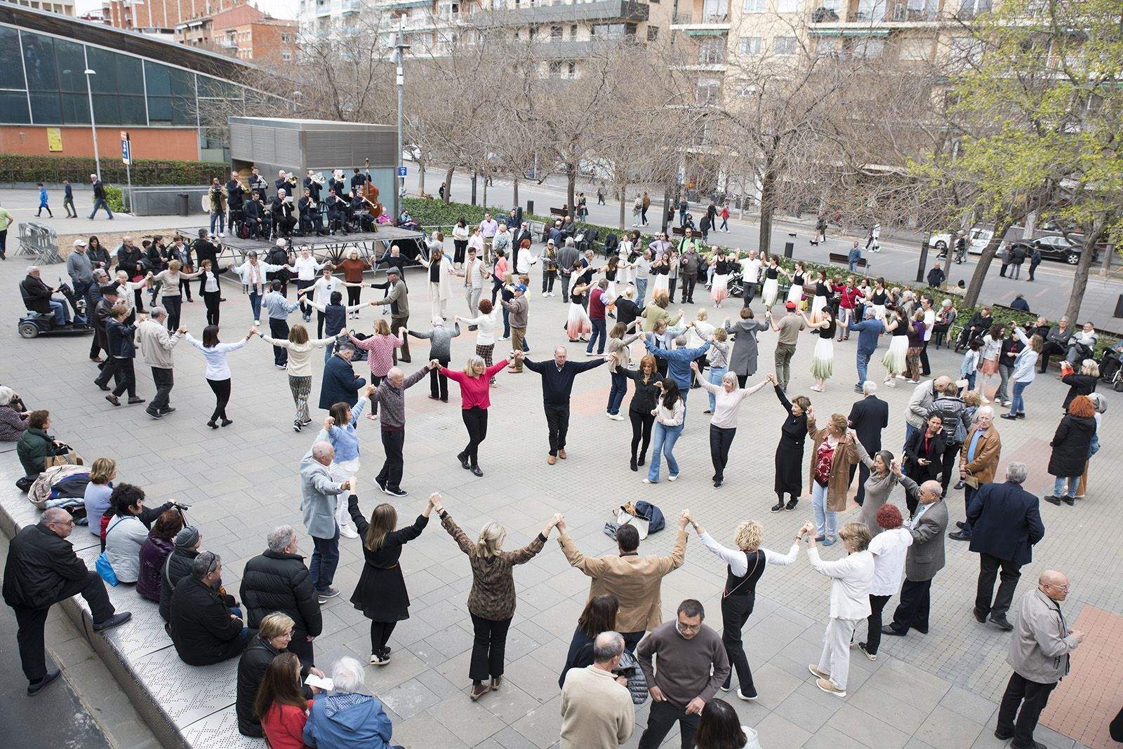 Proclamació de Sant Cugat com a Capital de la Sardana 2023. FOTO: Bernat Millet.