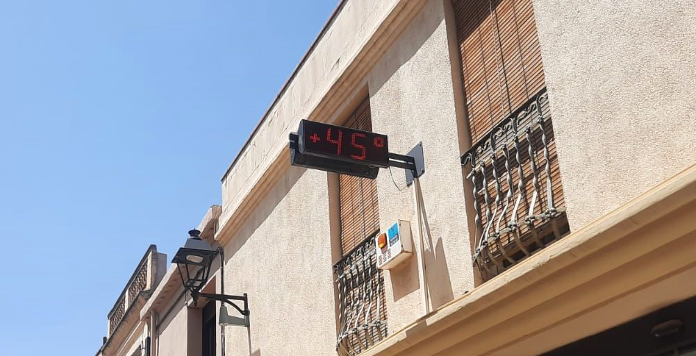 Temperatura màxima a Sant Cugat. Foto: arxiu.