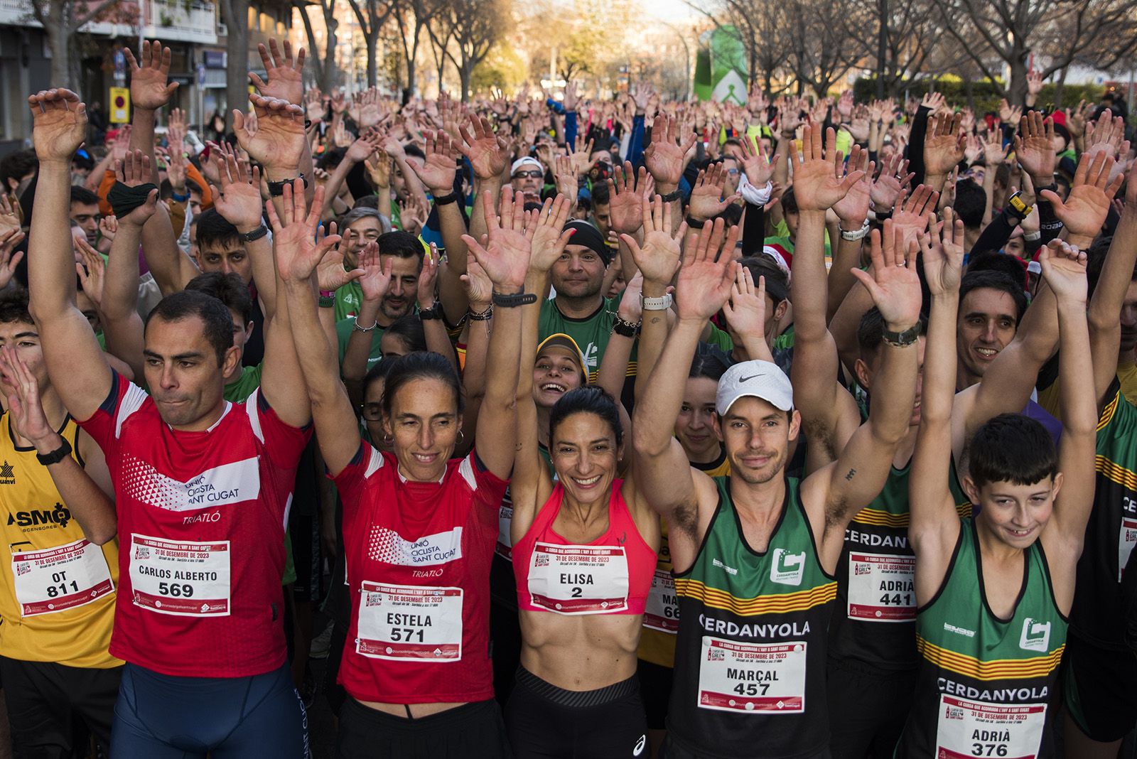 Cursa del Gall Sant Cugat 2023. FOTO: Bernat Millet.