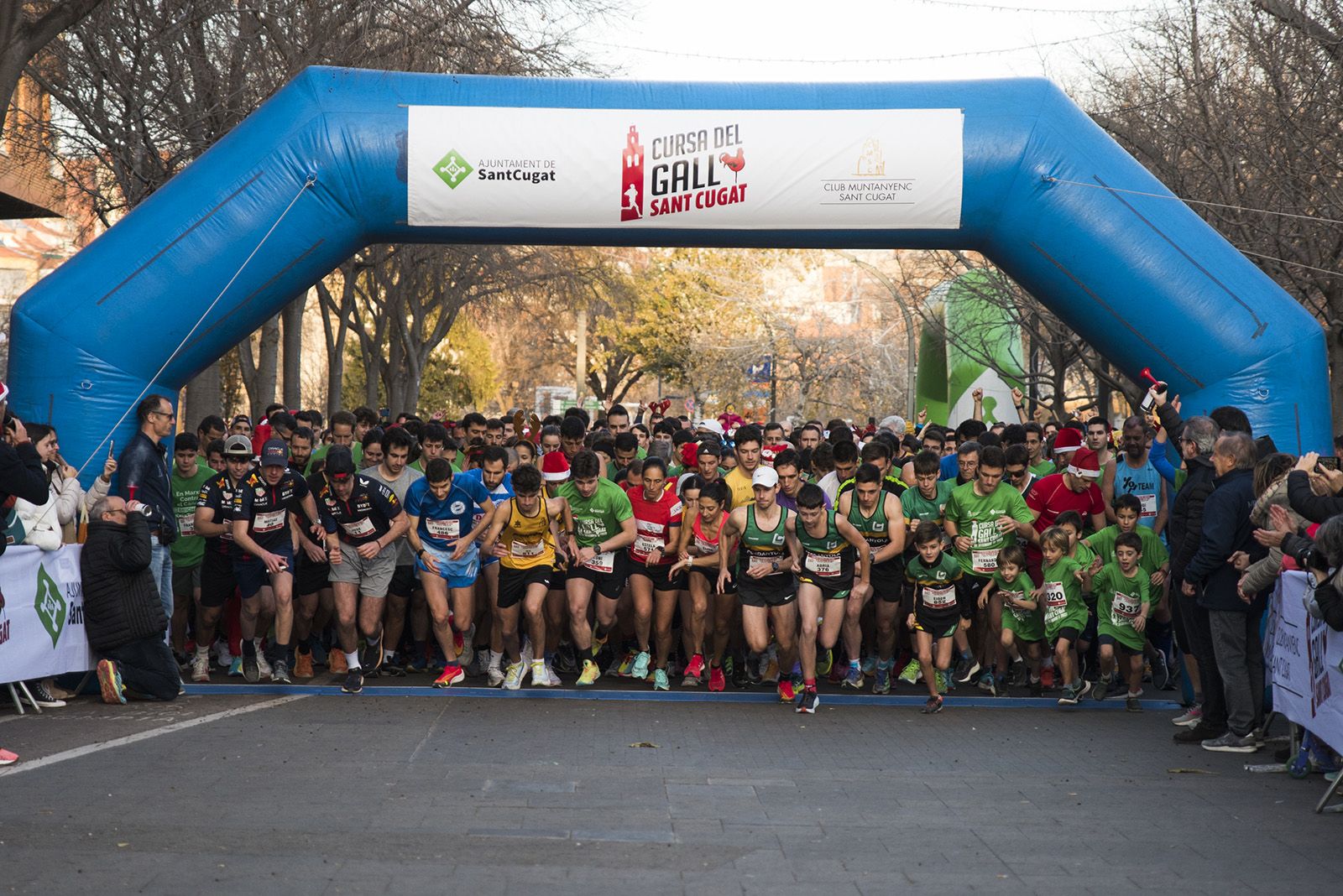 Cursa del Gall Sant Cugat 2023. FOTO: Bernat Millet.