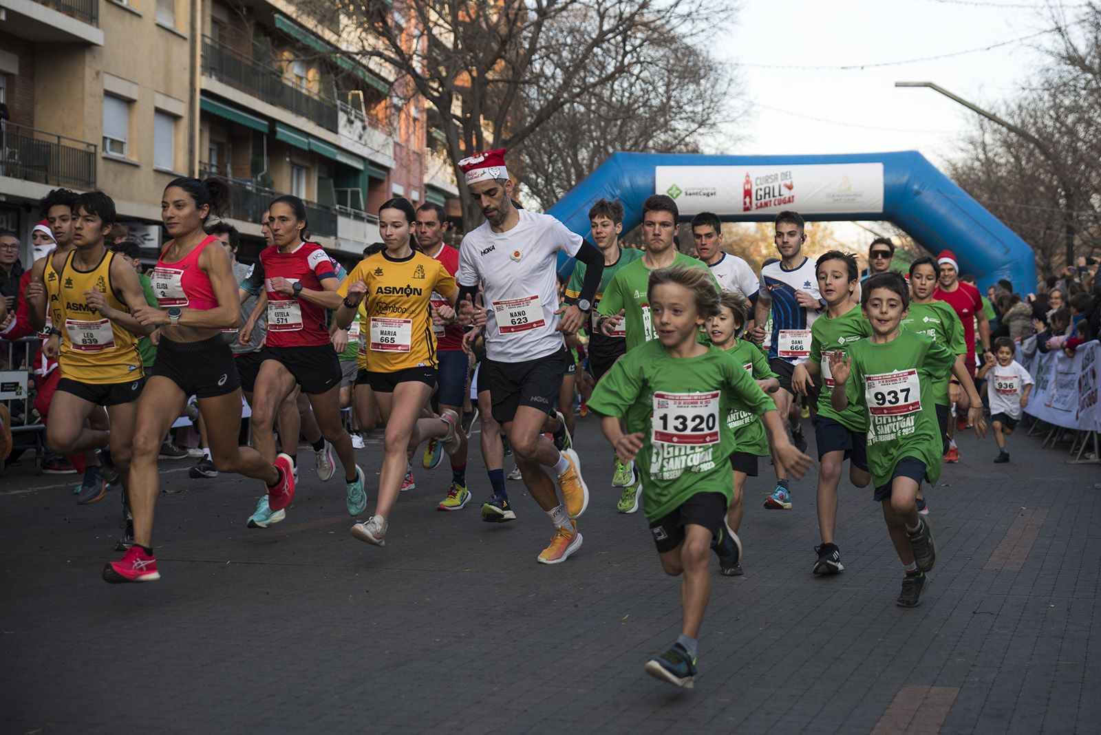 Cursa del Gall Sant Cugat 2023. FOTO: Bernat Millet.