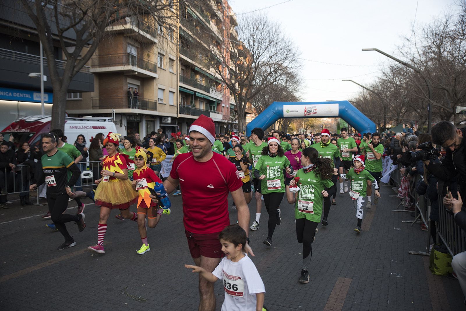 Cursa del Gall Sant Cugat 2023. FOTO: Bernat Millet.