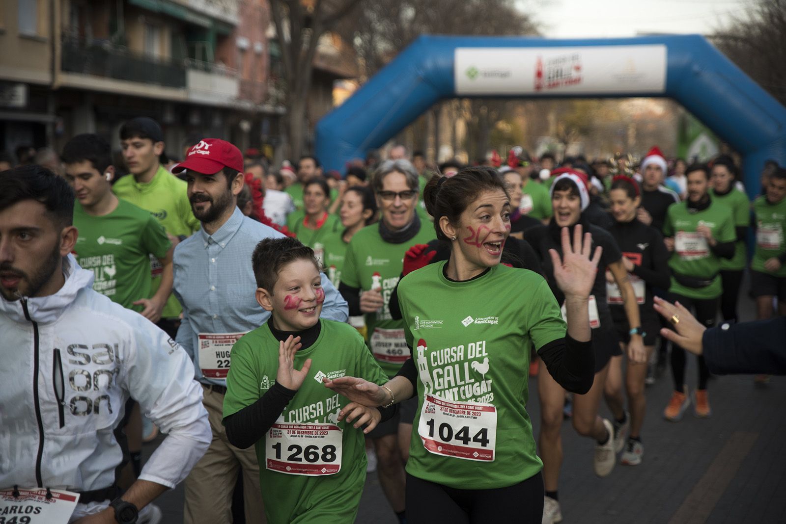Cursa del Gall Sant Cugat 2023. FOTO: Bernat Millet.