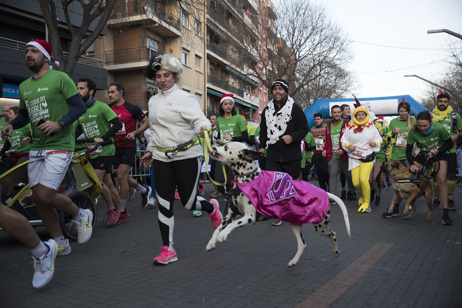 Cursa del Gall Sant Cugat 2023. FOTO: Bernat Millet.