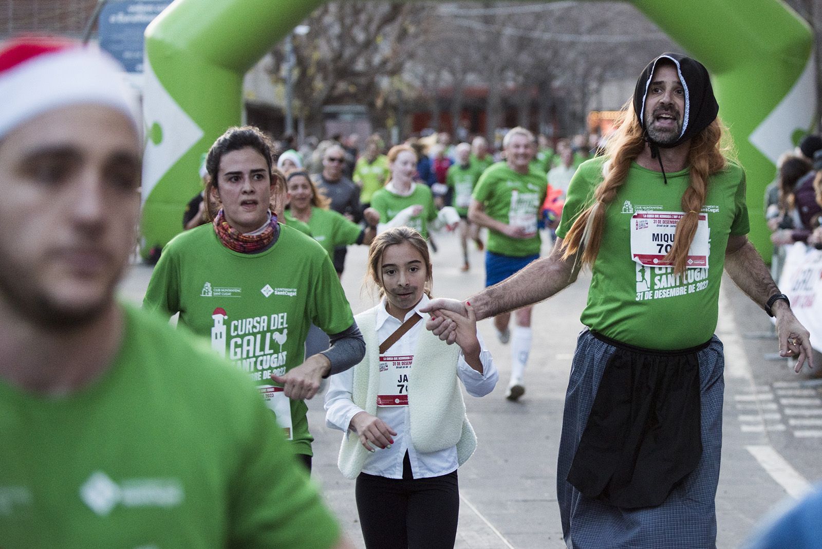 Cursa del Gall Sant Cugat 2023. FOTO: Bernat Millet.