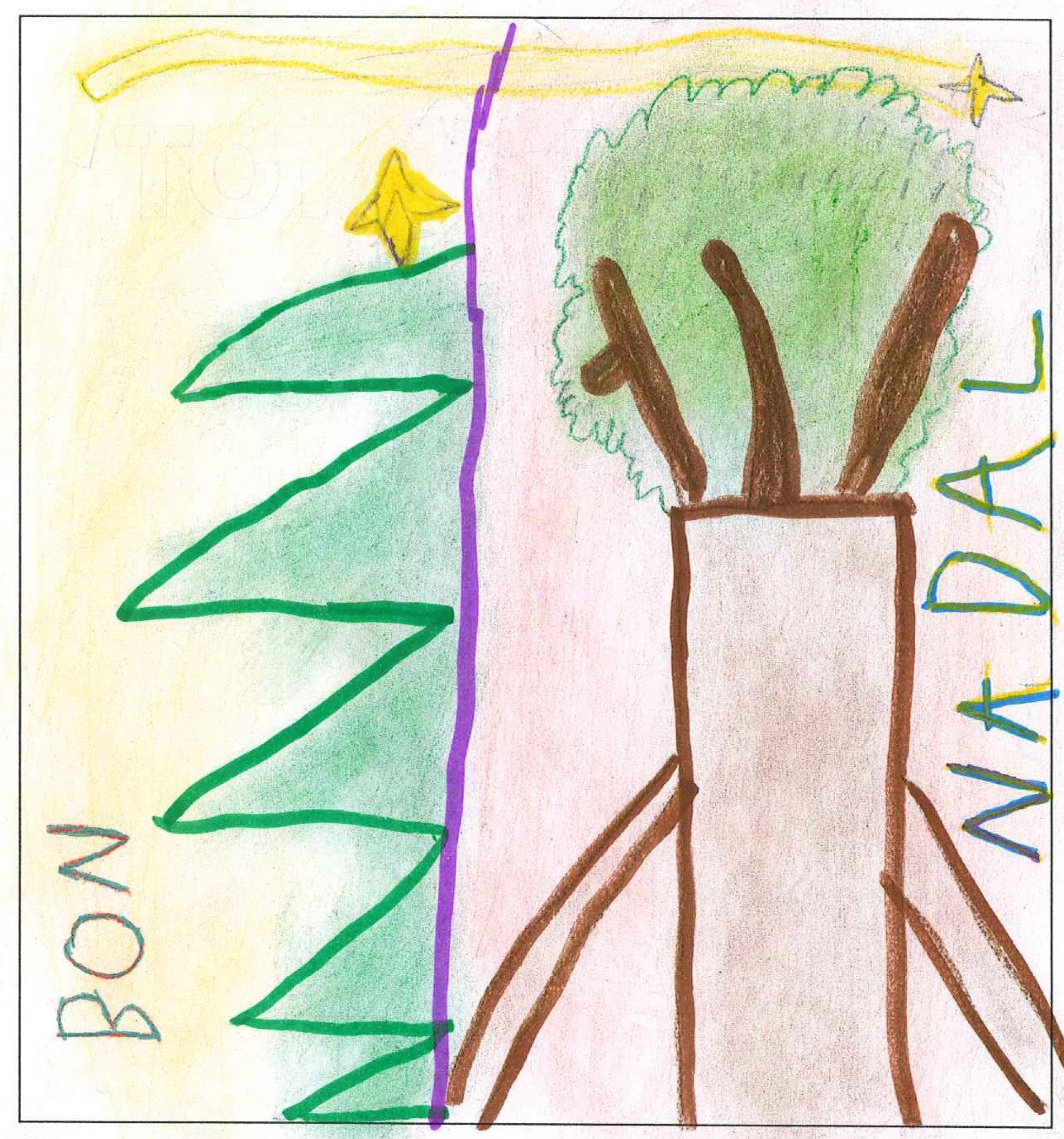 Postal de l'escola Avenç del concurs del TOT Sant Cugat 