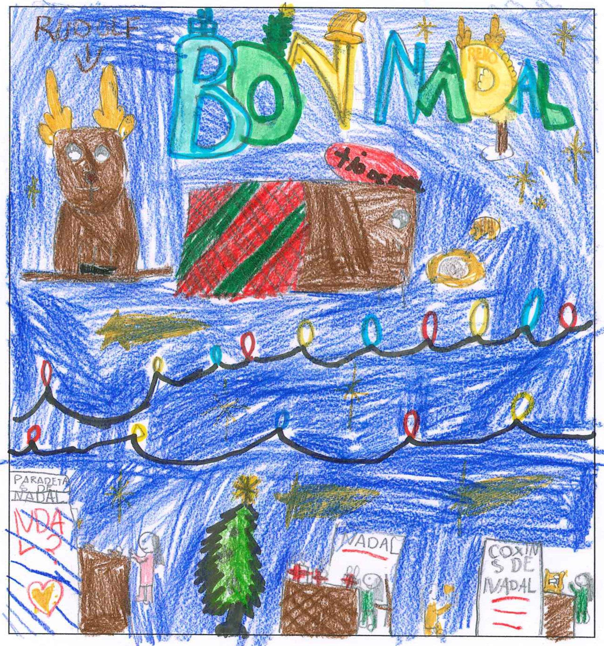 Postal de l'escola Avenç del concurs del TOT Sant Cugat 