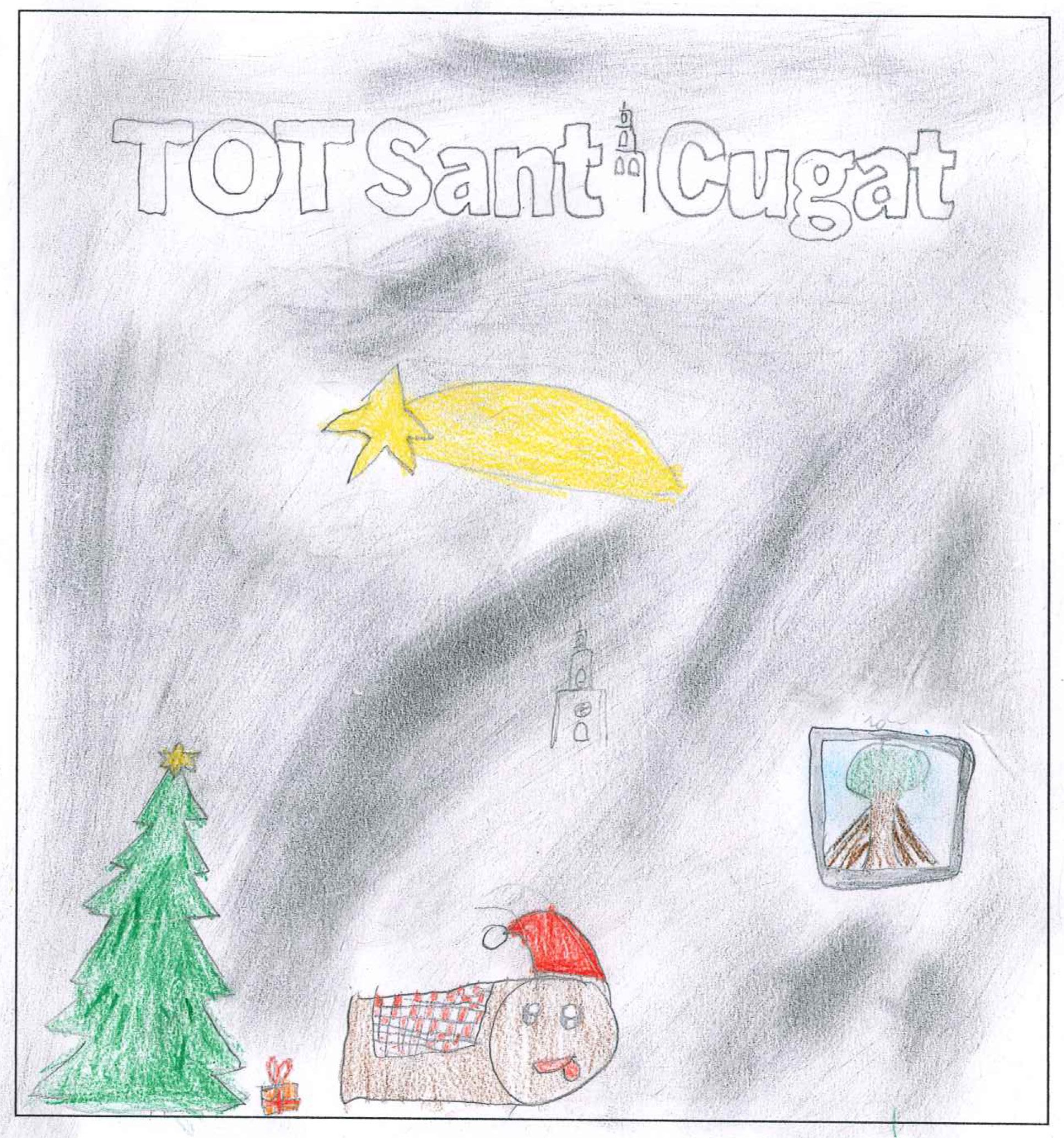 Postal de l'escola Avenç del concurs del TOT Sant Cugat 