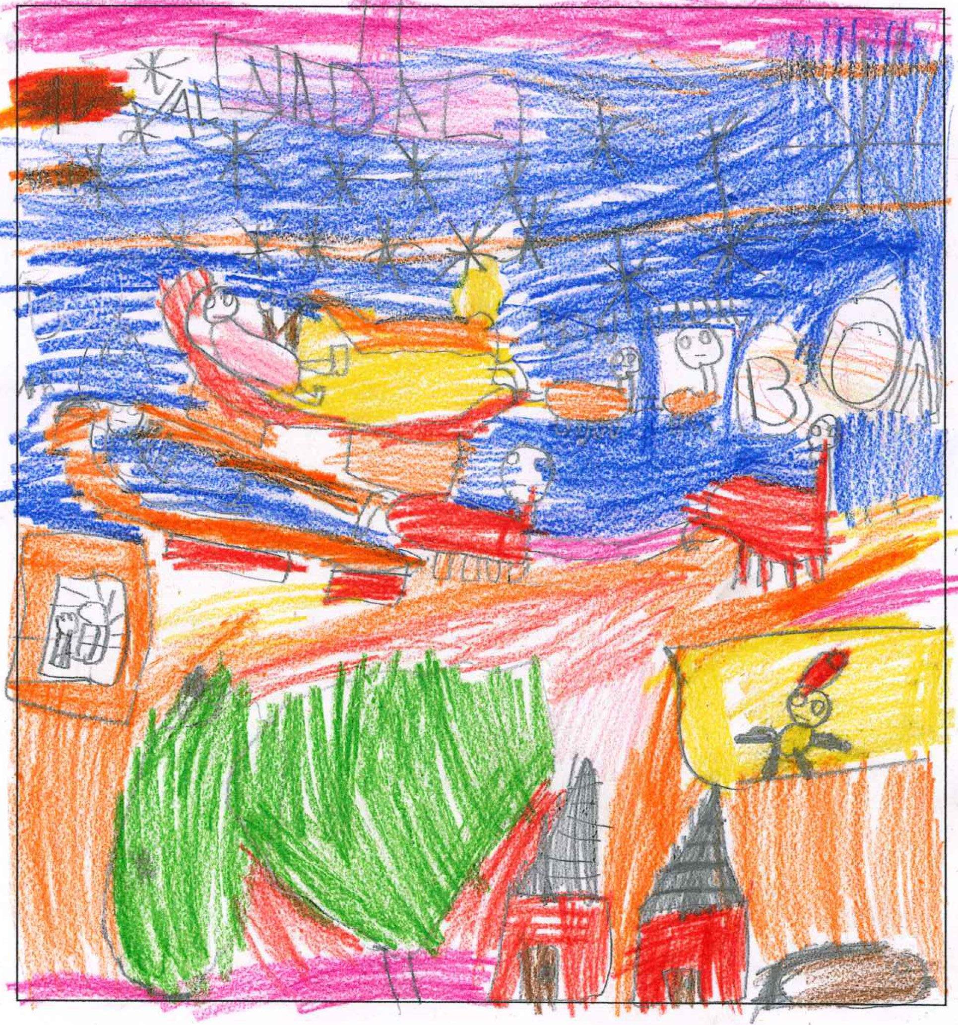 Postal de l'escola Avenç del concurs del TOT Sant Cugat 