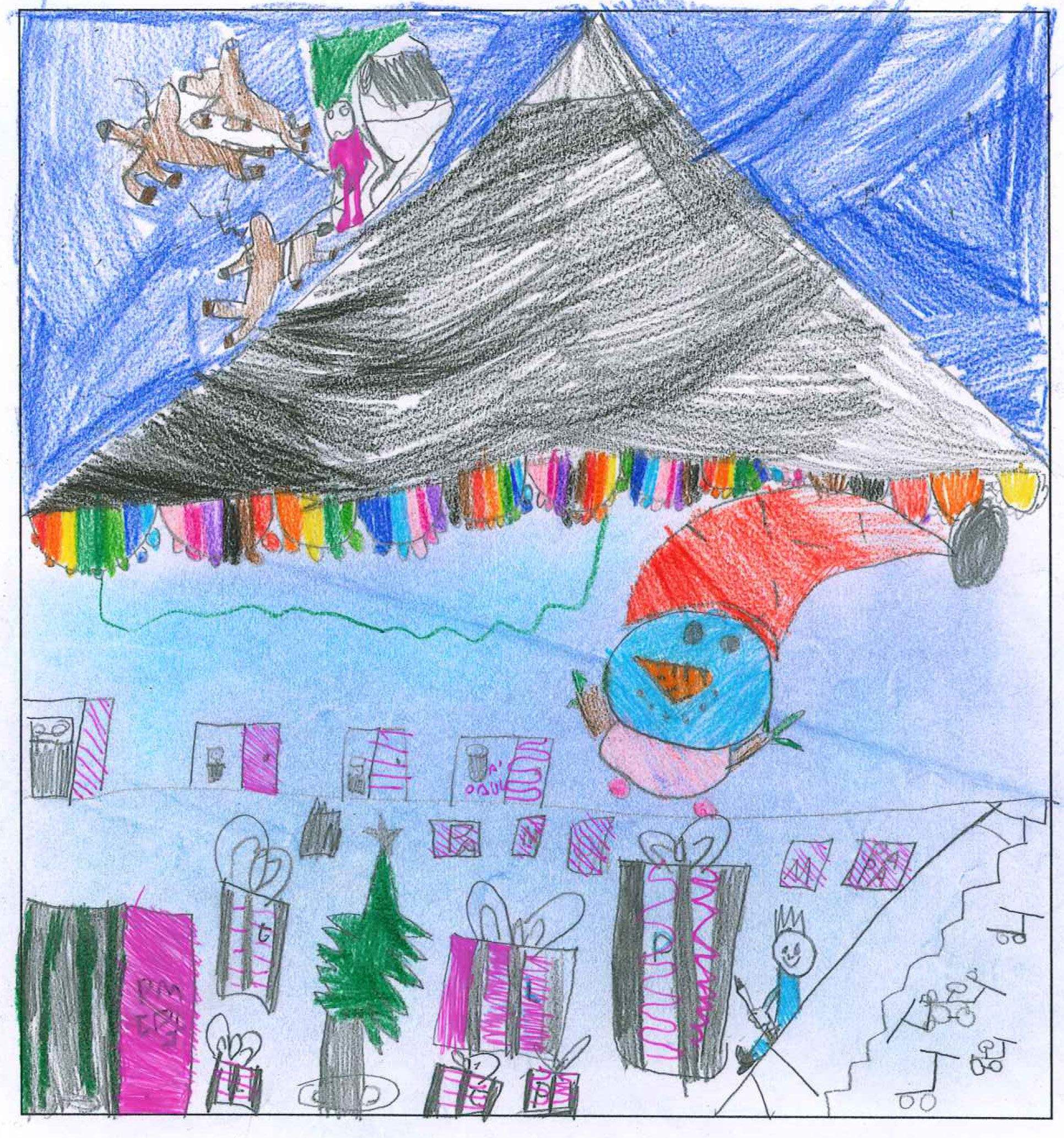 Postal de l'escola Avenç del concurs del TOT Sant Cugat 