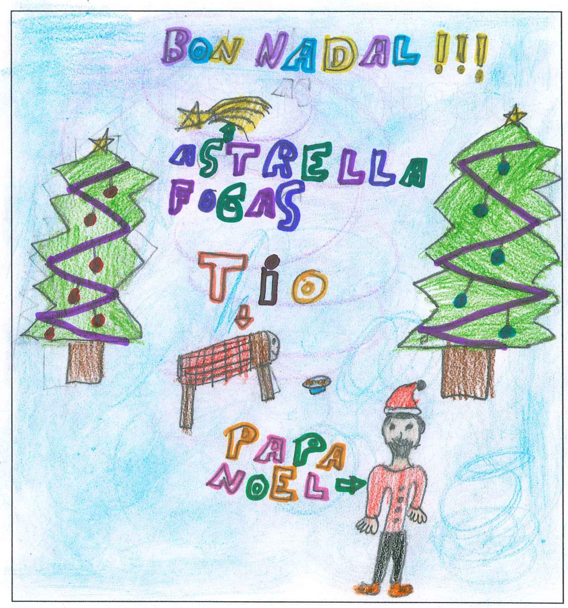 Postal de l'escola Avenç del concurs del TOT Sant Cugat 