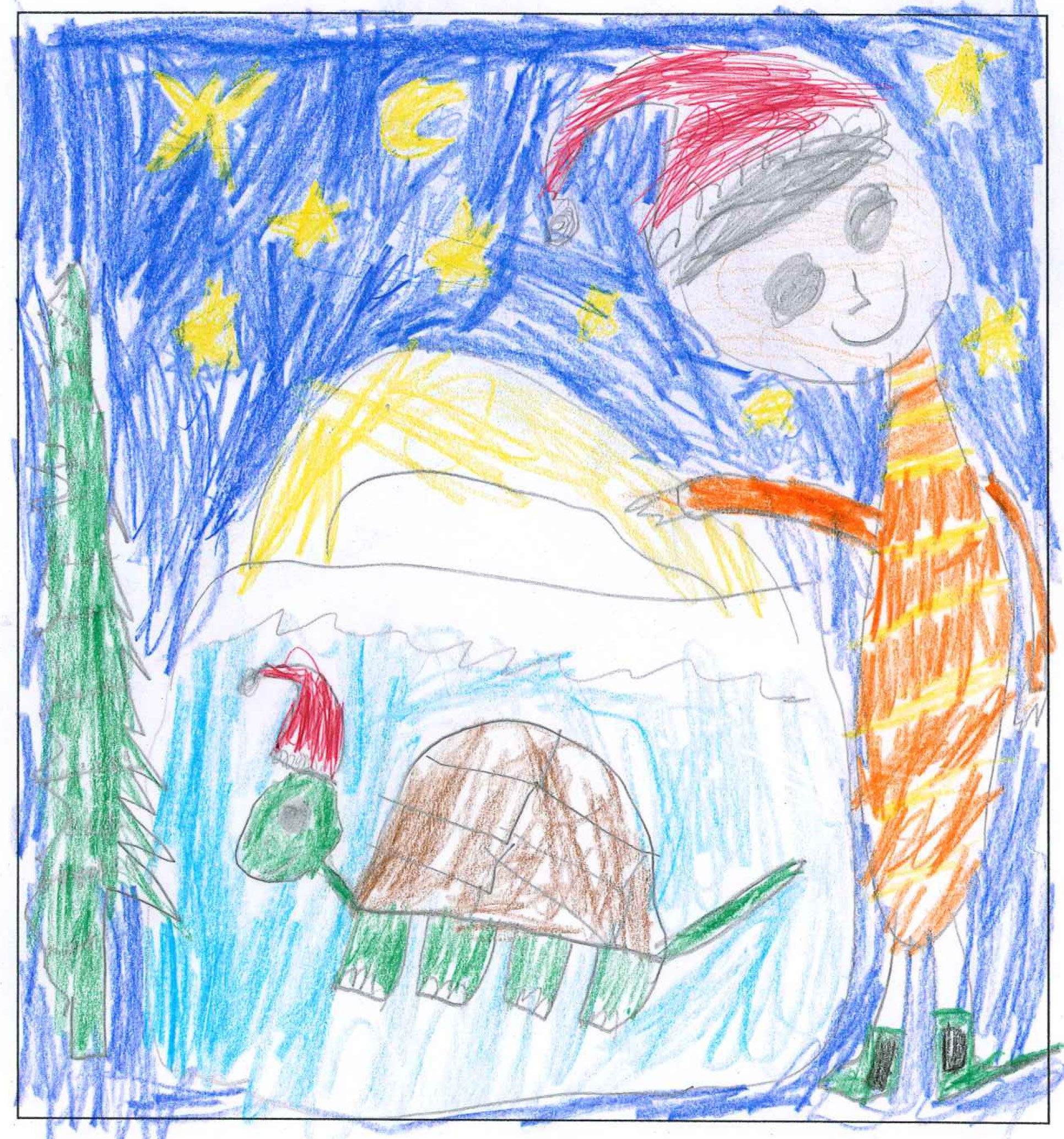 Postal de l'escola Avenç del concurs del TOT Sant Cugat 