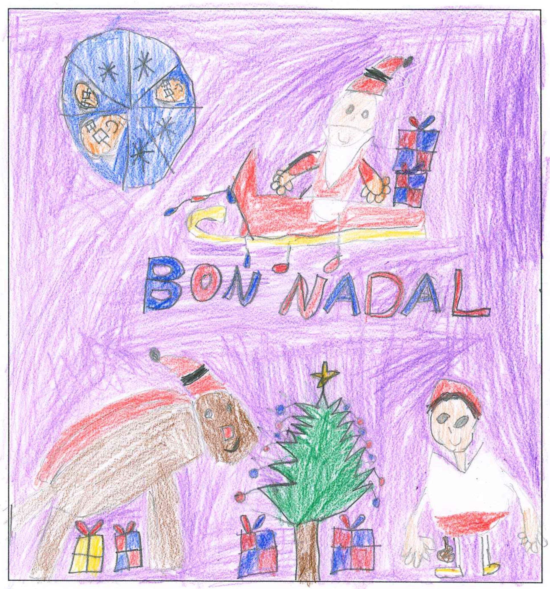 Postal de l'escola Avenç del concurs del TOT Sant Cugat 