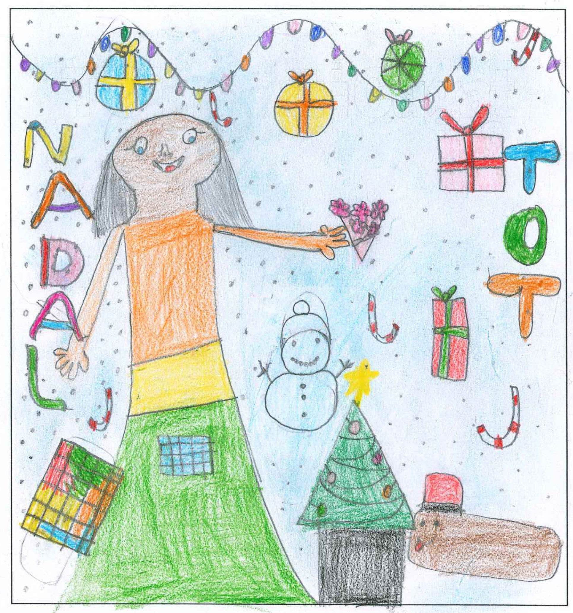 Postal de l'escola Avenç del concurs del TOT Sant Cugat 