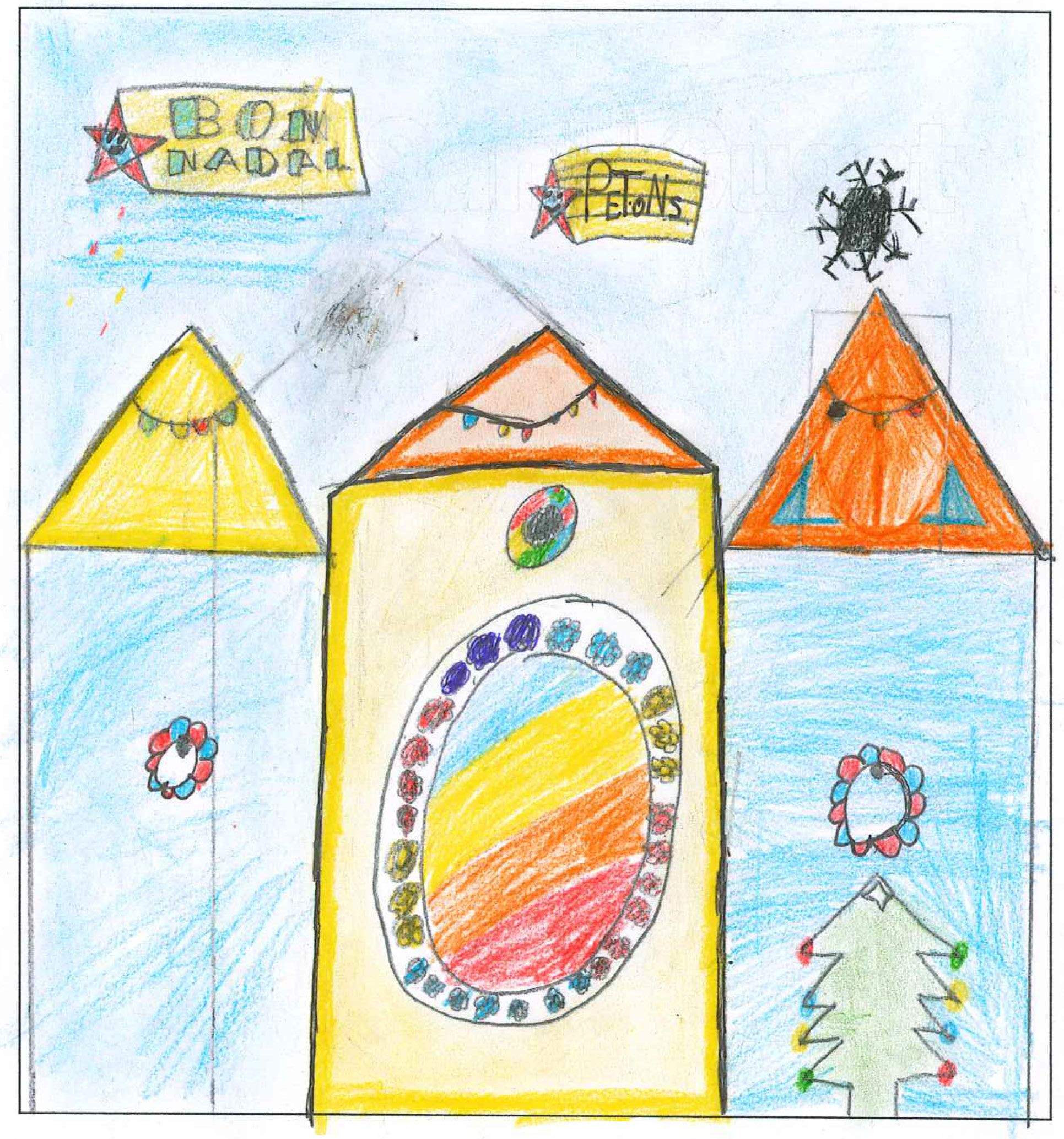 Postal de l'escola Avenç del concurs del TOT Sant Cugat 