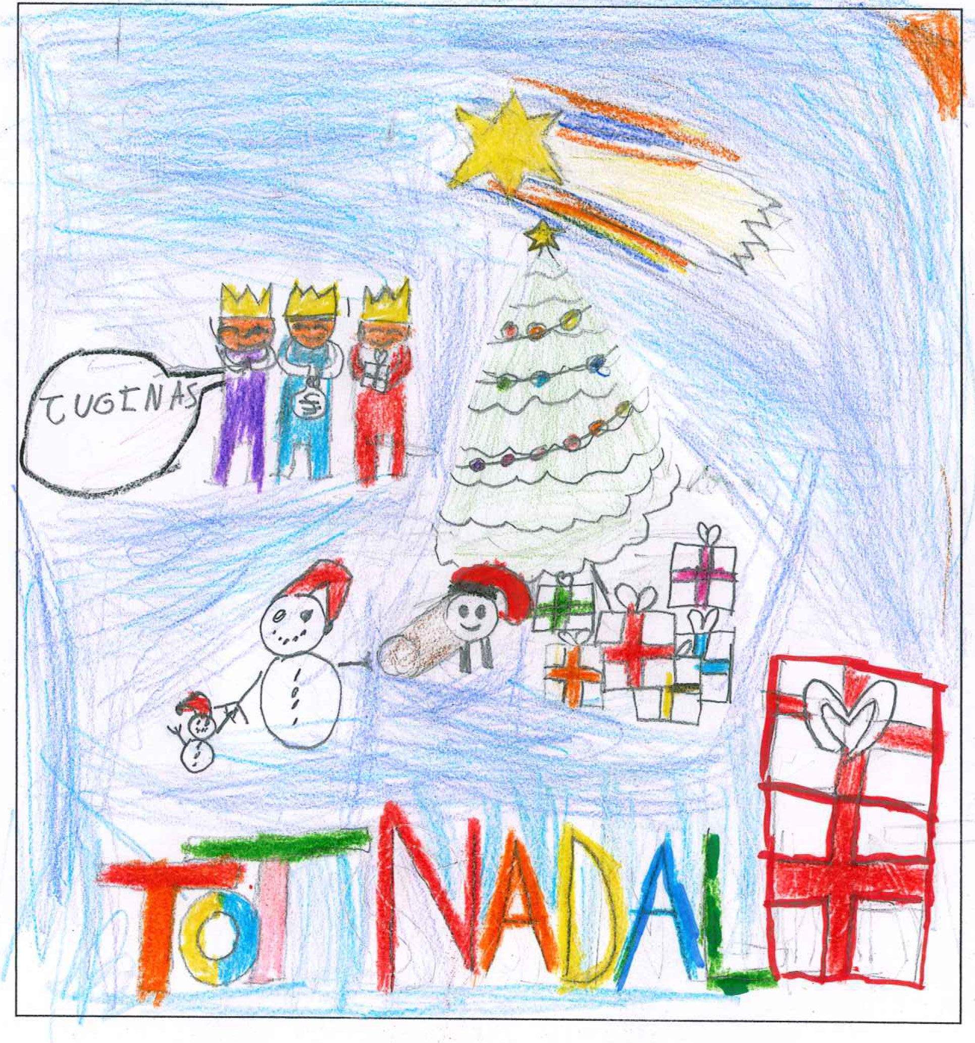 Postal de l'escola Avenç del concurs del TOT Sant Cugat 