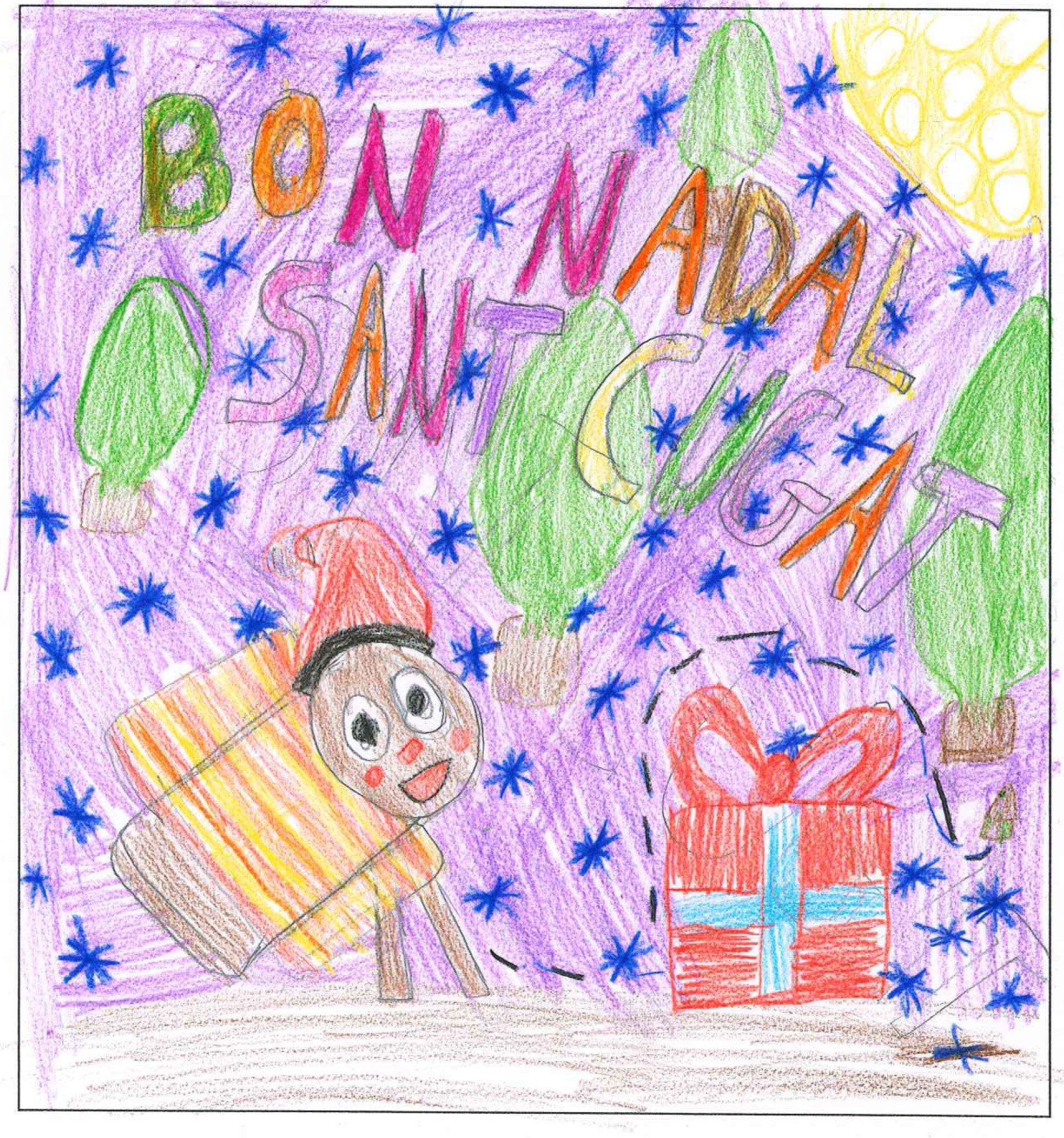 Postal de l'escola Avenç del concurs del TOT Sant Cugat 