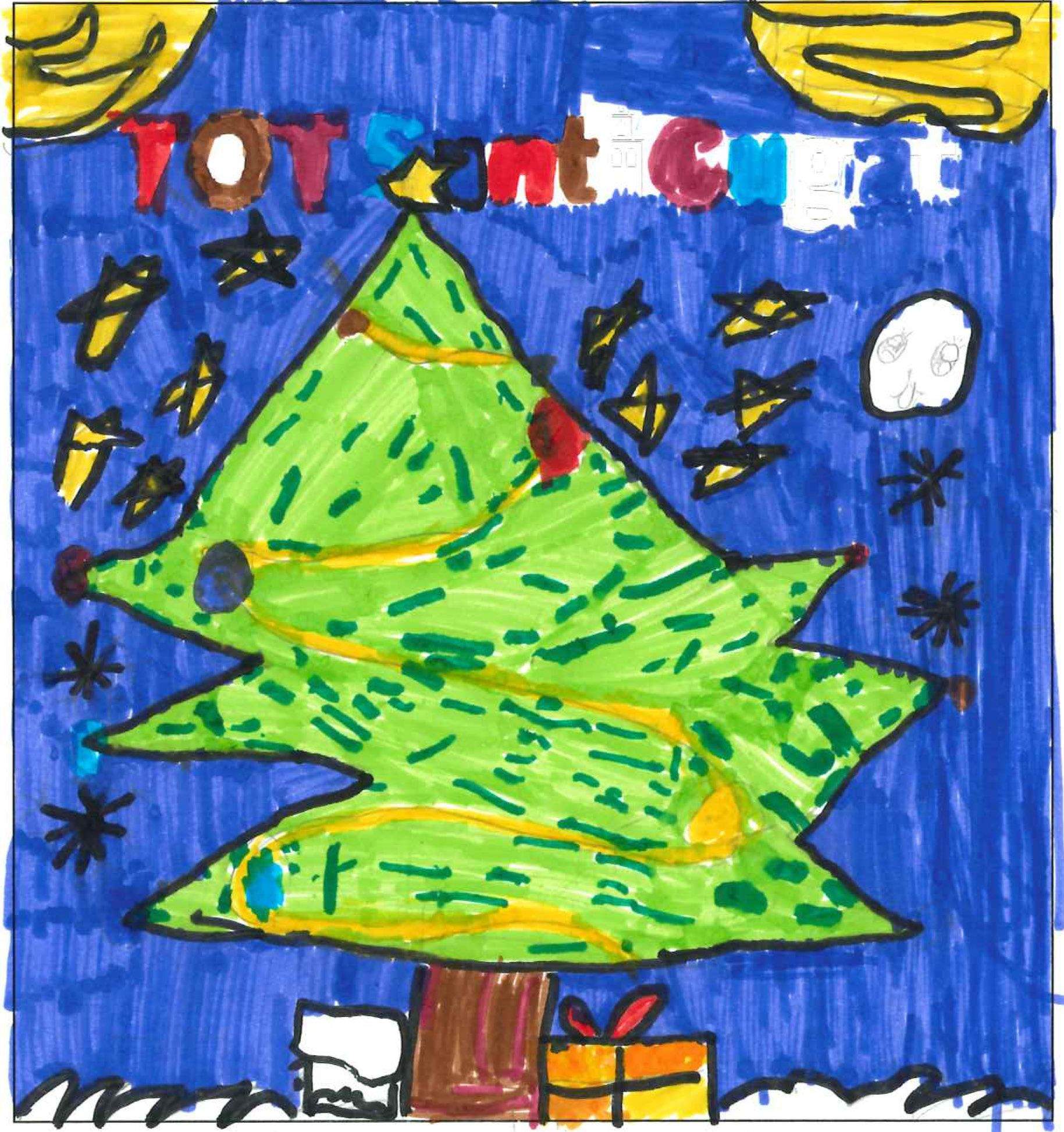 Postal de l'escola Pi d'en Xandri del concurs del TOT Sant Cugat 