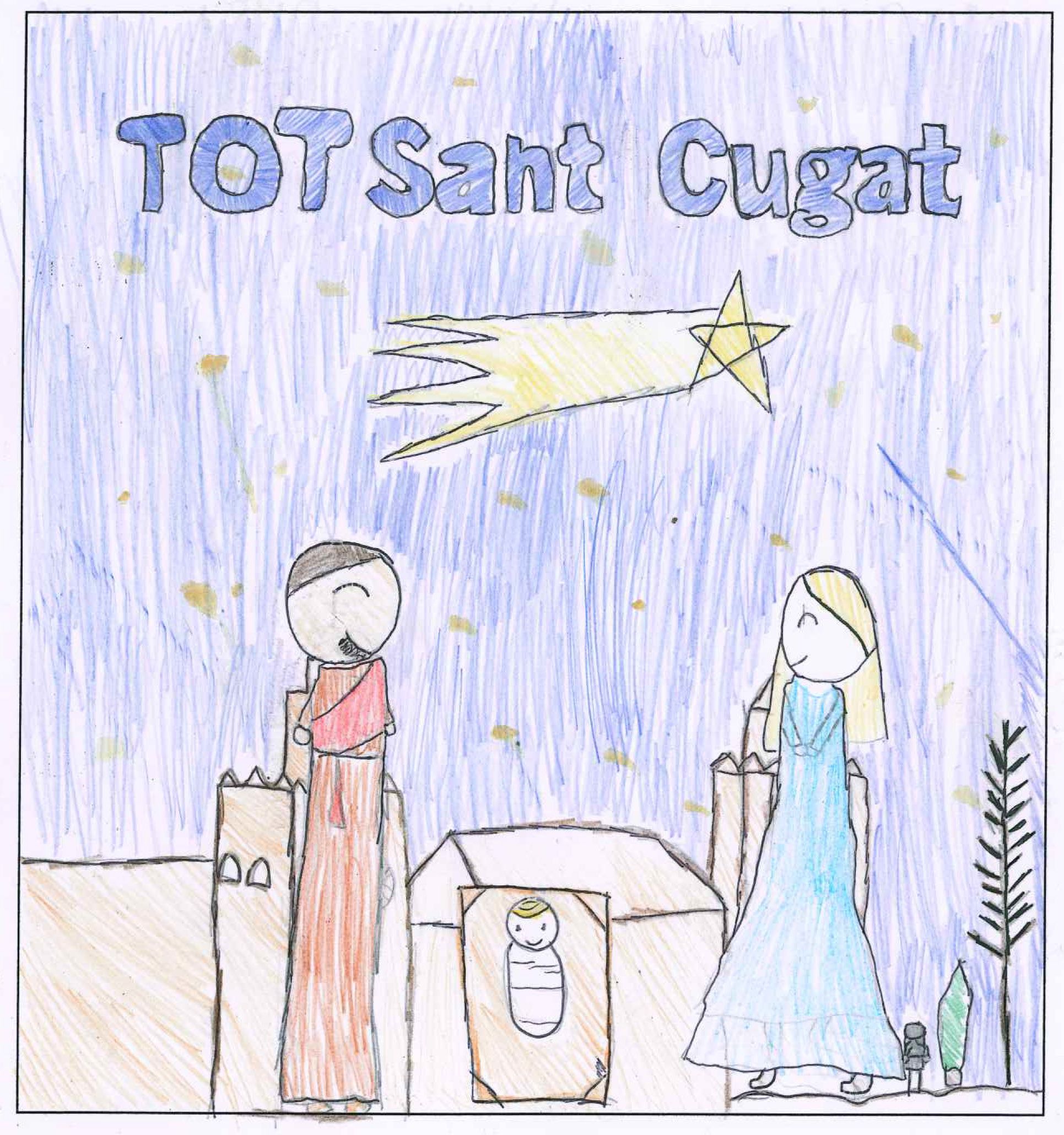 Postals de l'escola La Vall del concurs del TOT Sant Cugat
