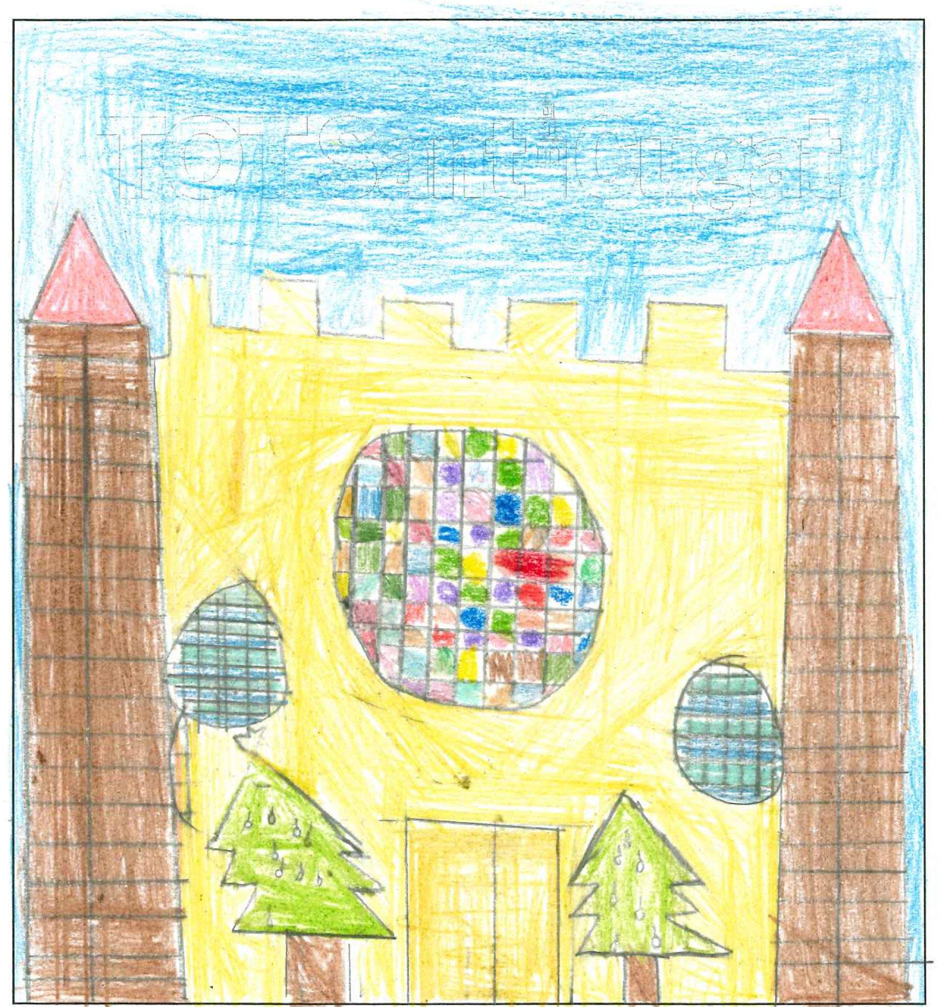 Postal de l'escola Santa Isabel del concurs del TOT Sant Cugat