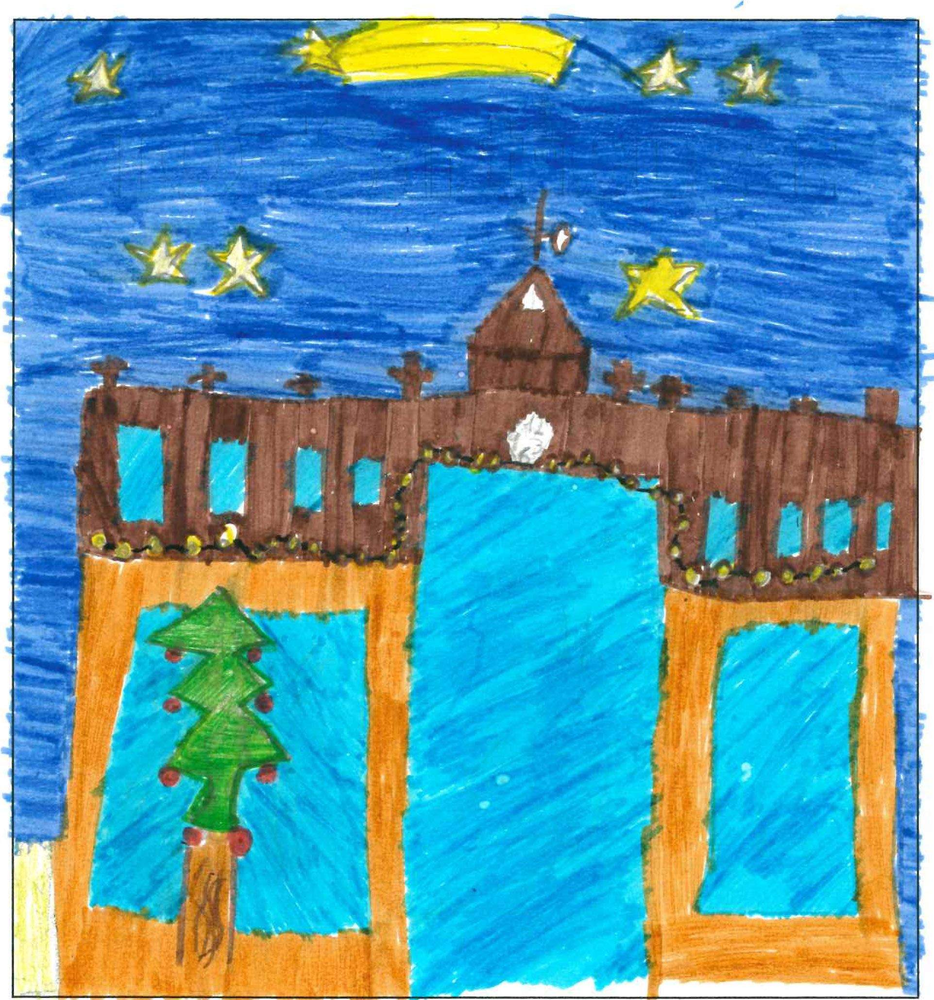 Postal de l'escola Santa Isabel del concurs del TOT Sant Cugat