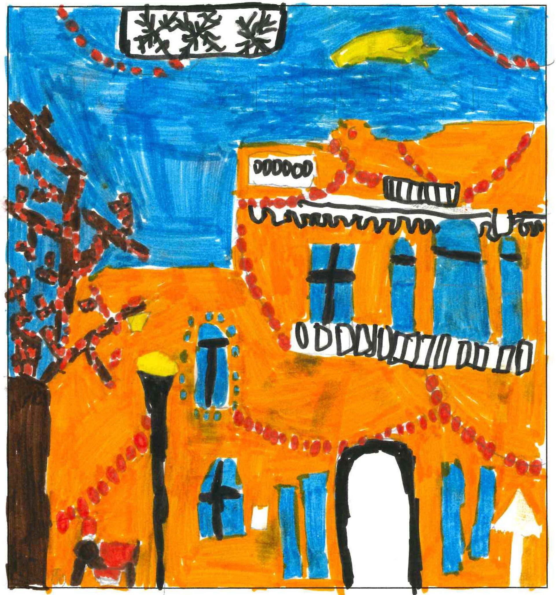 Postal de l'escola Santa Isabel del concurs del TOT Sant Cugat