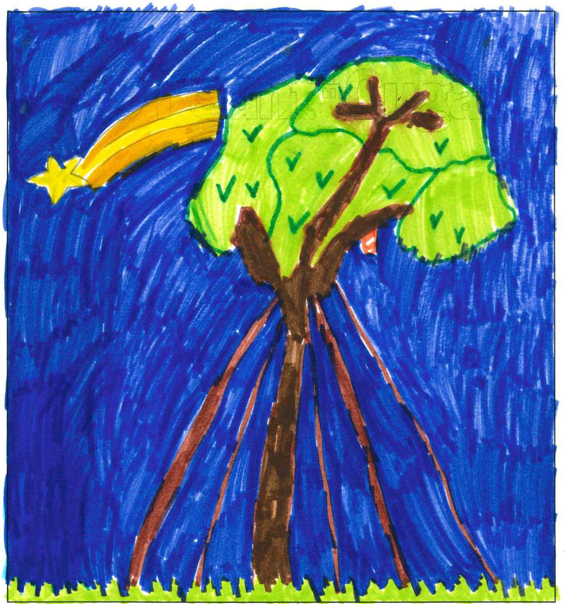 Postal de l'escola Santa Isabel del concurs del TOT Sant Cugat