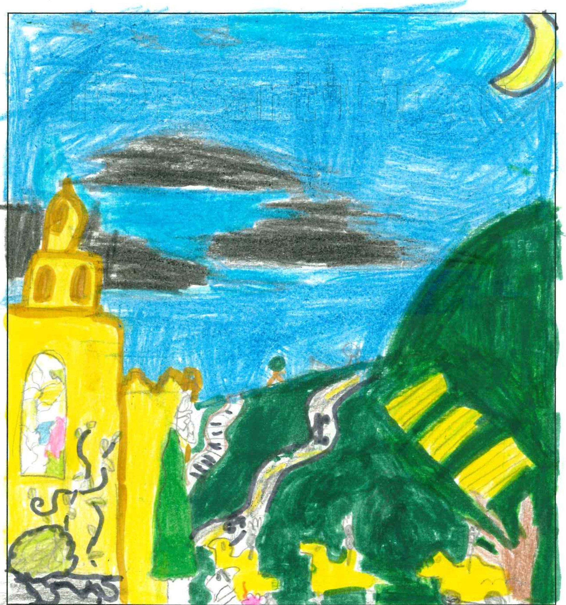 Postal de l'escola Santa Isabel del concurs del TOT Sant Cugat