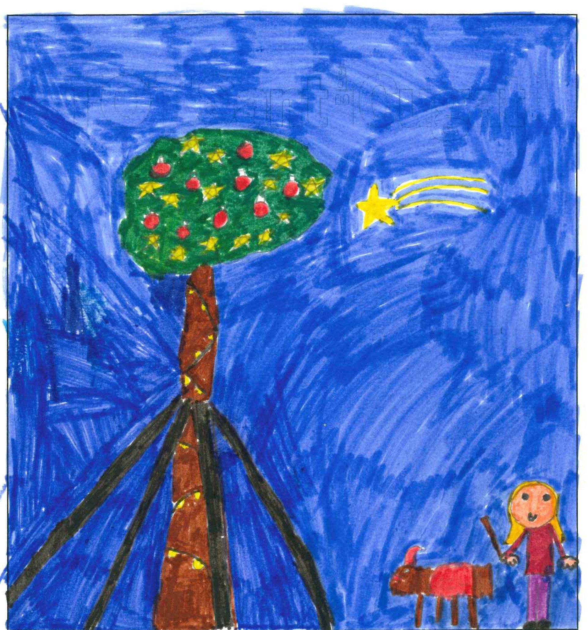 Postal de l'escola Santa Isabel del concurs del TOT Sant Cugat