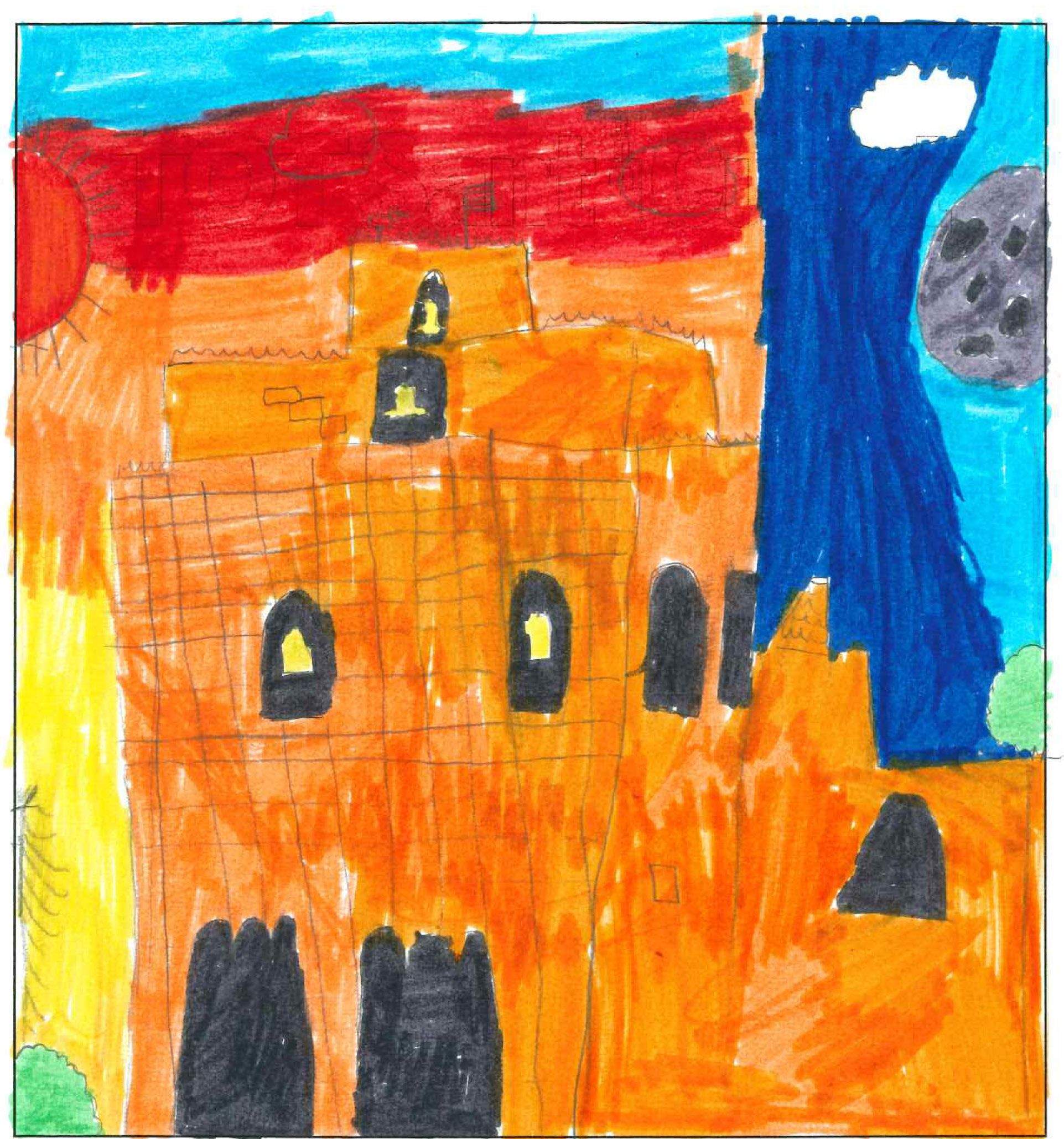 Postal de l'escola Santa Isabel del concurs del TOT Sant Cugat