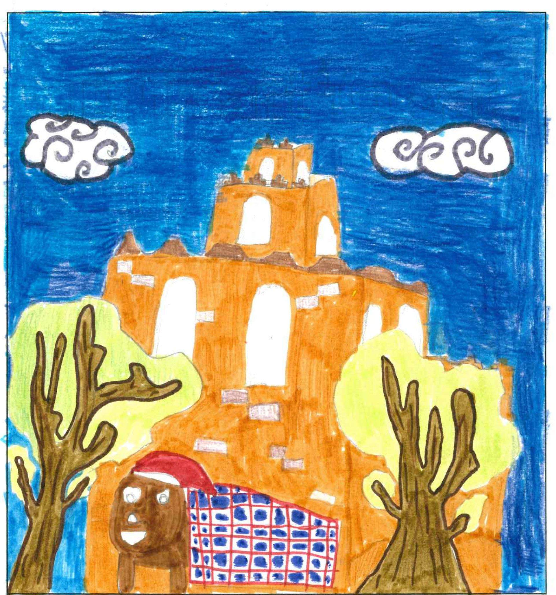 Postal de l'escola Santa Isabel del concurs del TOT Sant Cugat