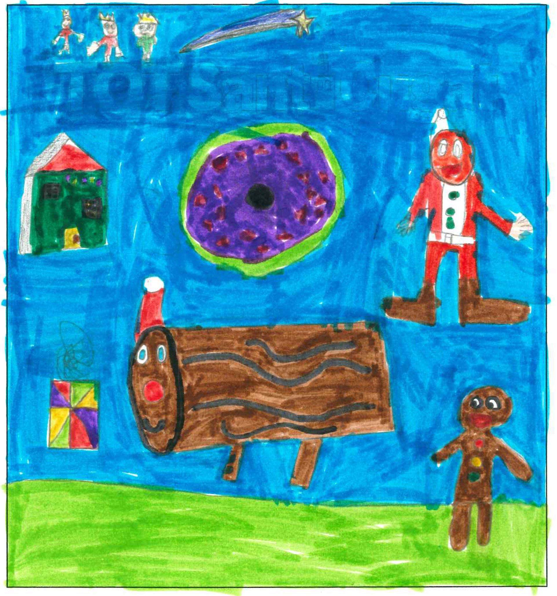 Postal de l'escola Santa Isabel del concurs del TOT Sant Cugat