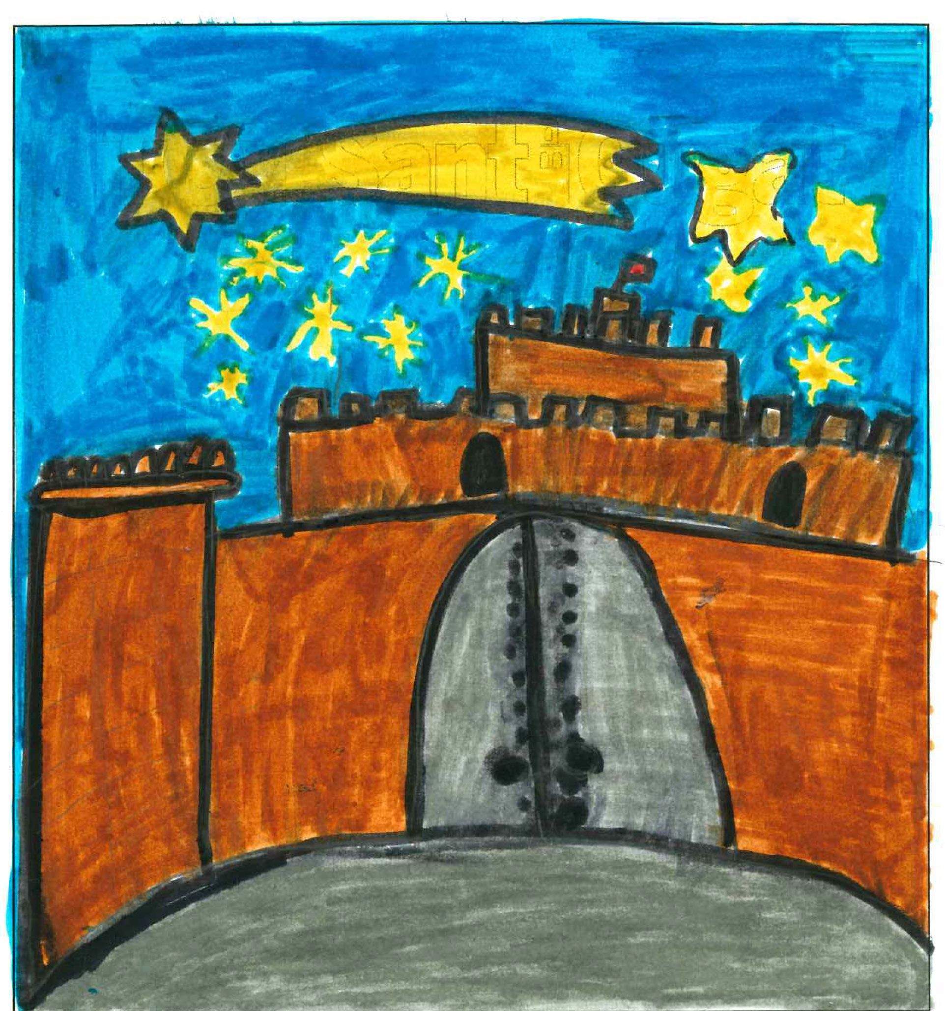 Postal de l'escola Santa Isabel del concurs del TOT Sant Cugat