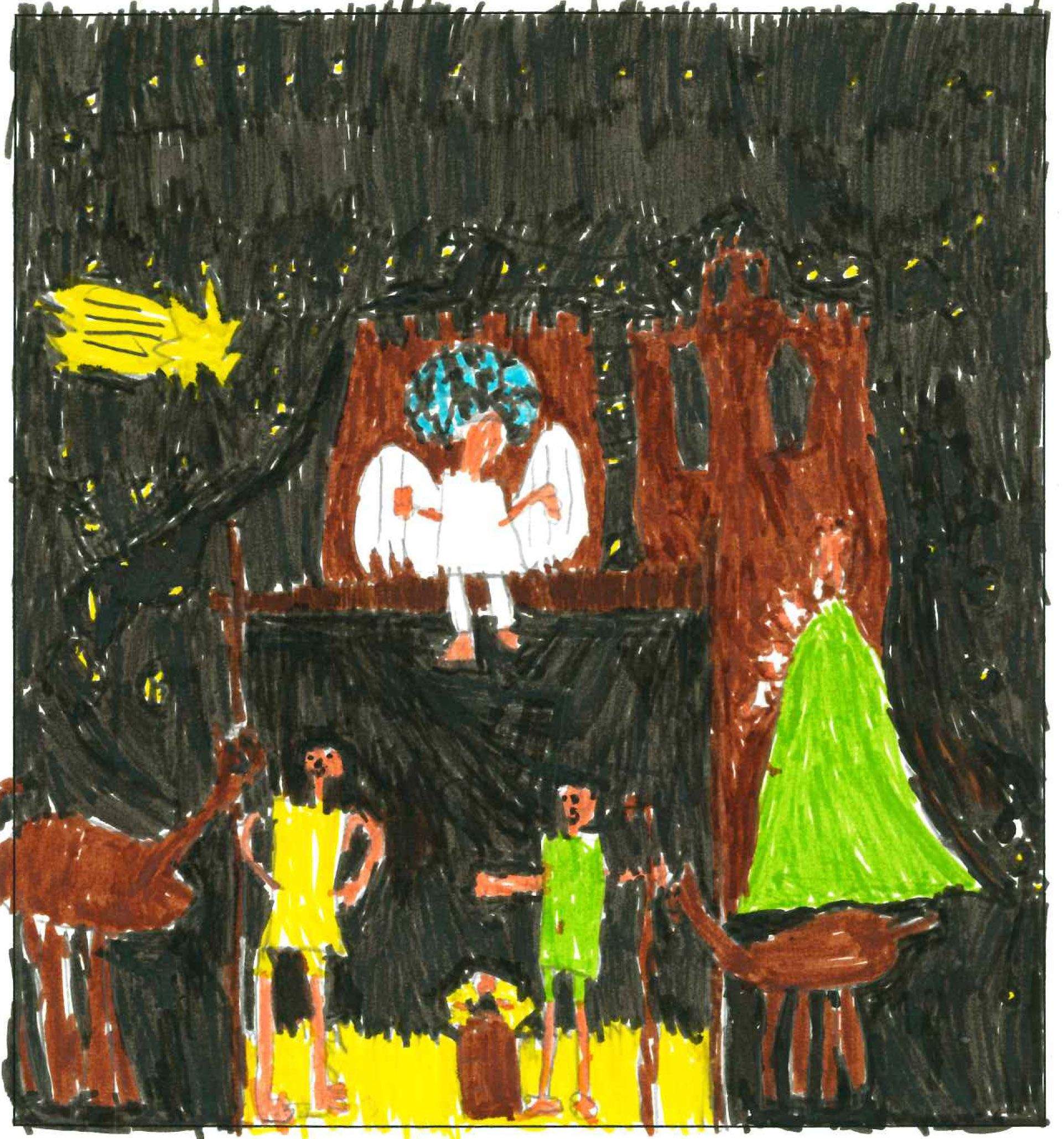 Postal de l'escola Santa Isabel del concurs del TOT Sant Cugat