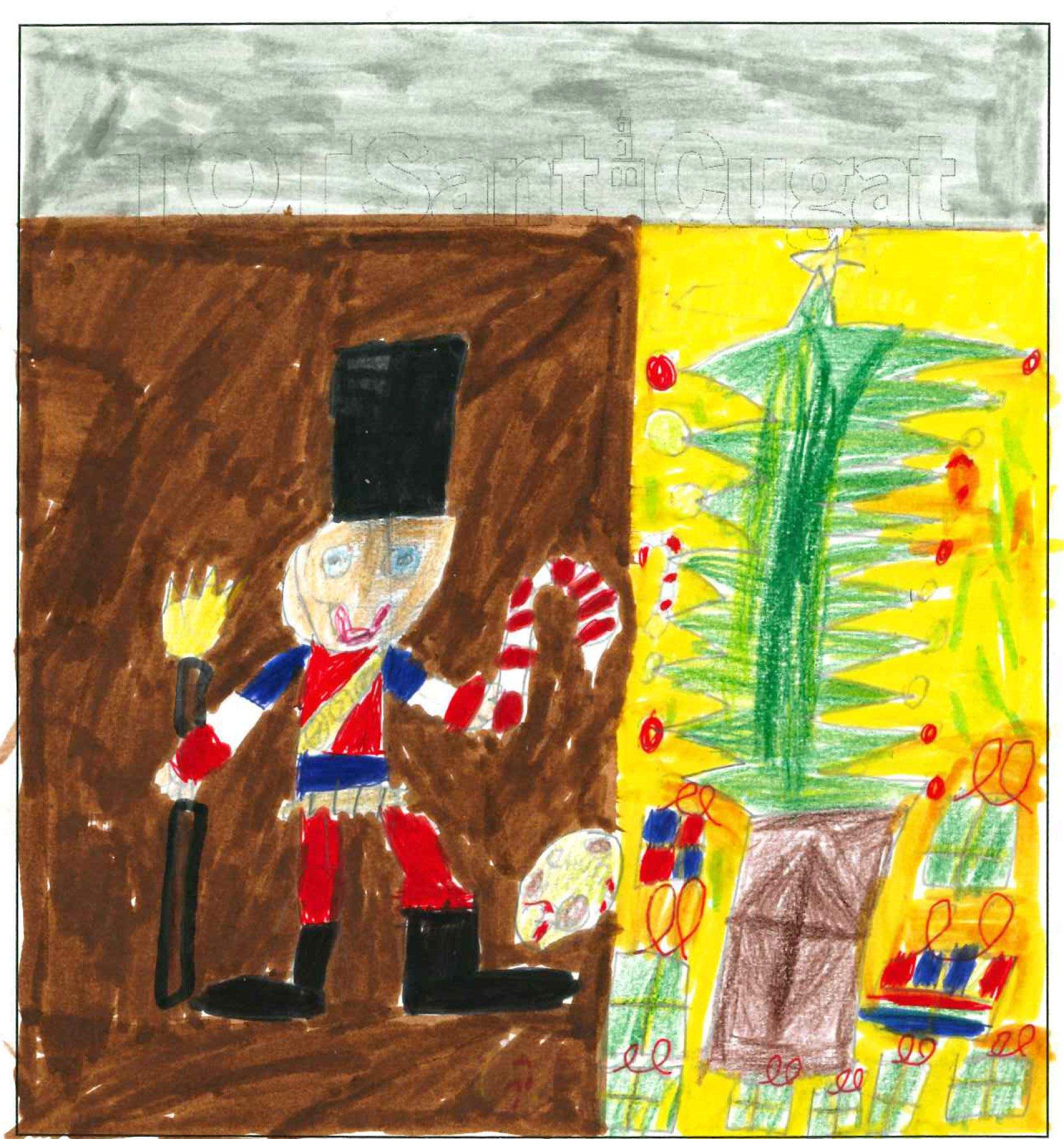 Postal de l'escola Santa Isabel del concurs del TOT Sant Cugat