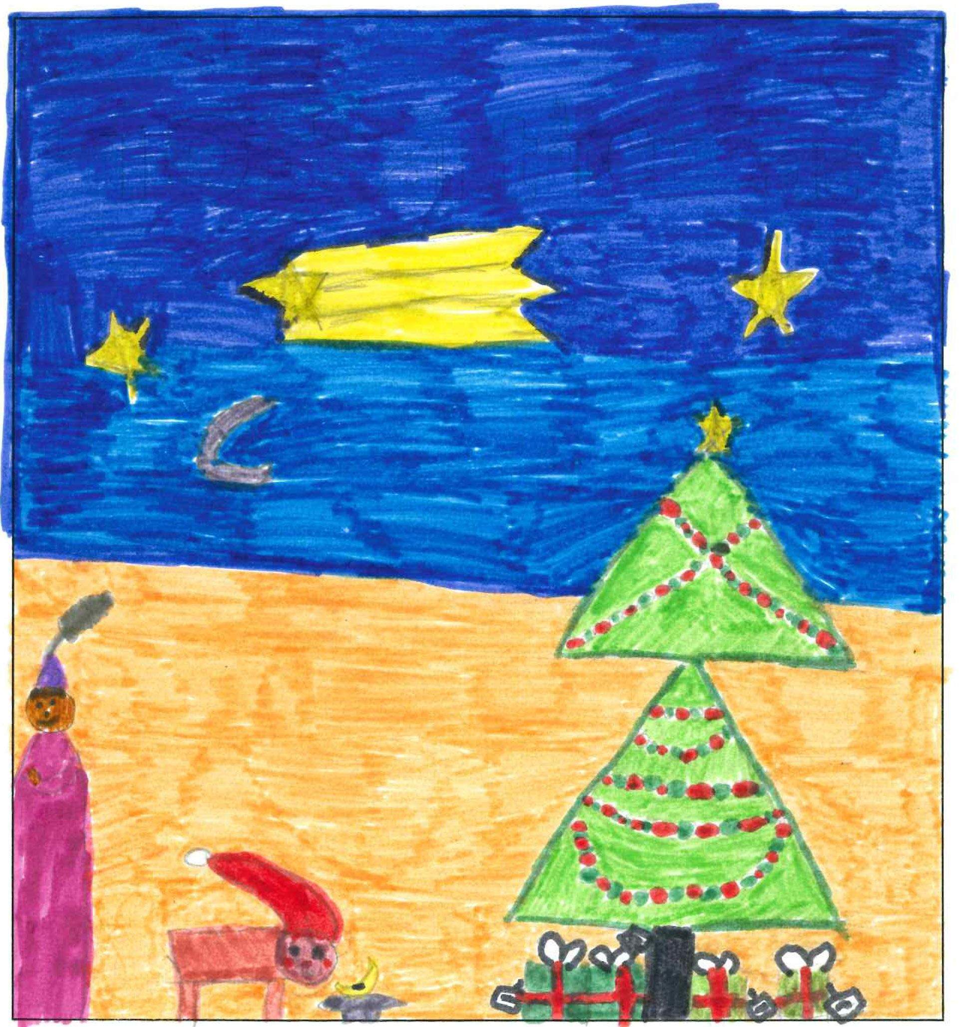 Postal de l'escola Santa Isabel del concurs del TOT Sant Cugat