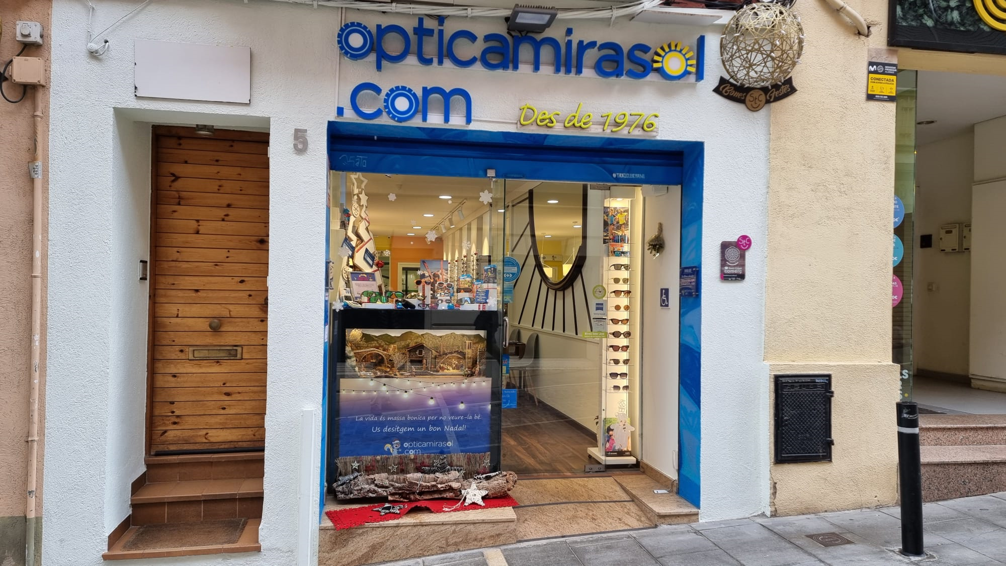 Òptica Mirasol està compromesa amb el poble i les seves activitats. FOTO: Cedida