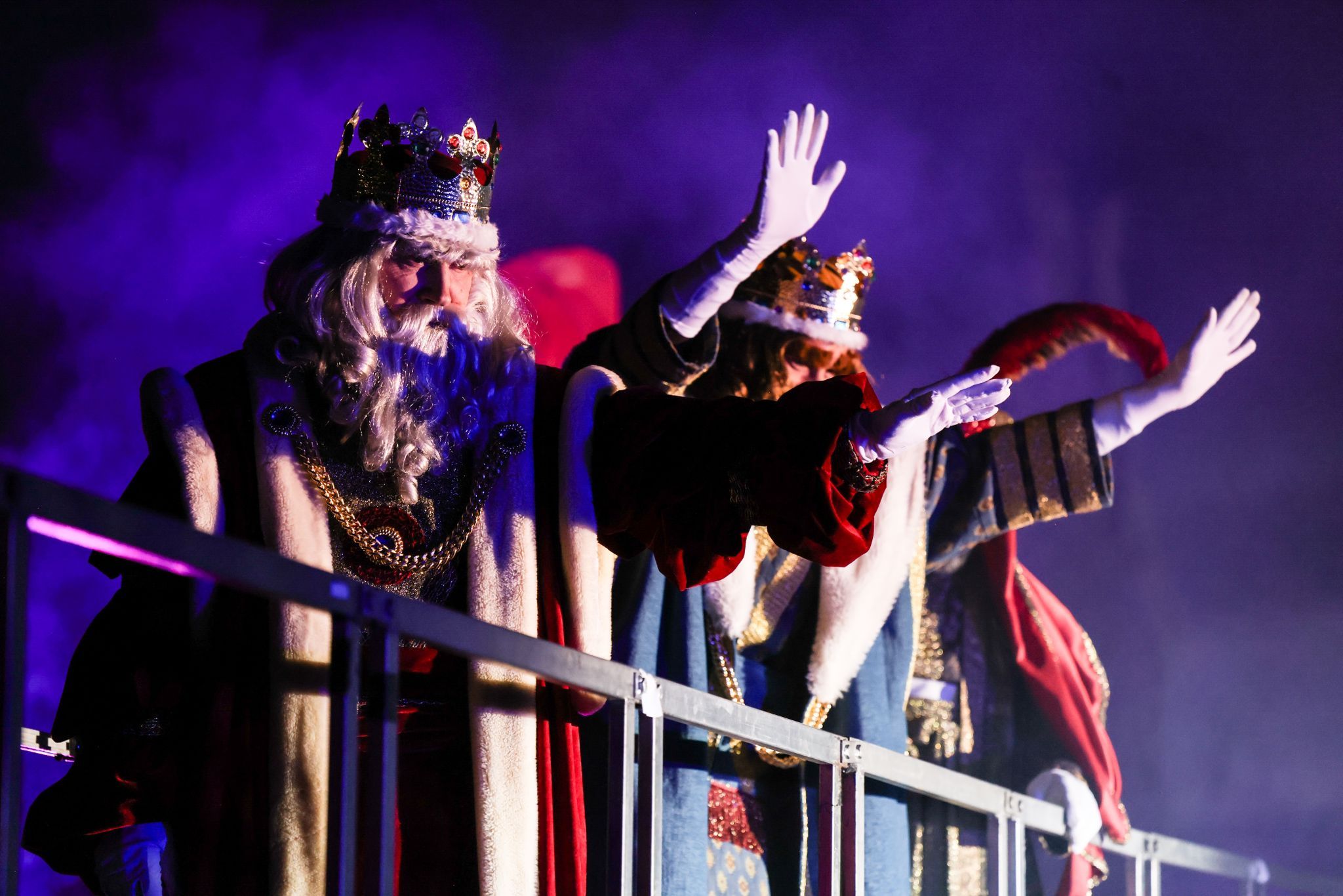 Els Reis d'Orient visiten un any més Sant Cugat per fer complir els desitjos dels infants. FOTO: Ajuntament