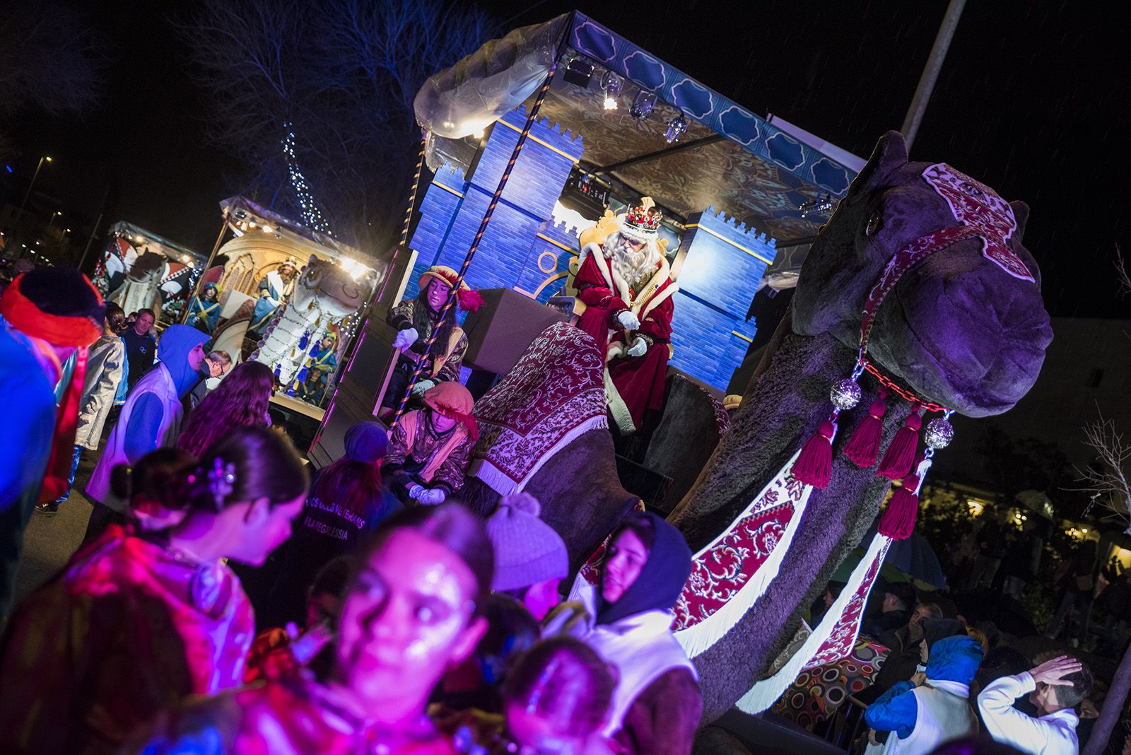 Cavalcada de Reis de Sant Cugat 2024. FOTO: Bernat Millet.