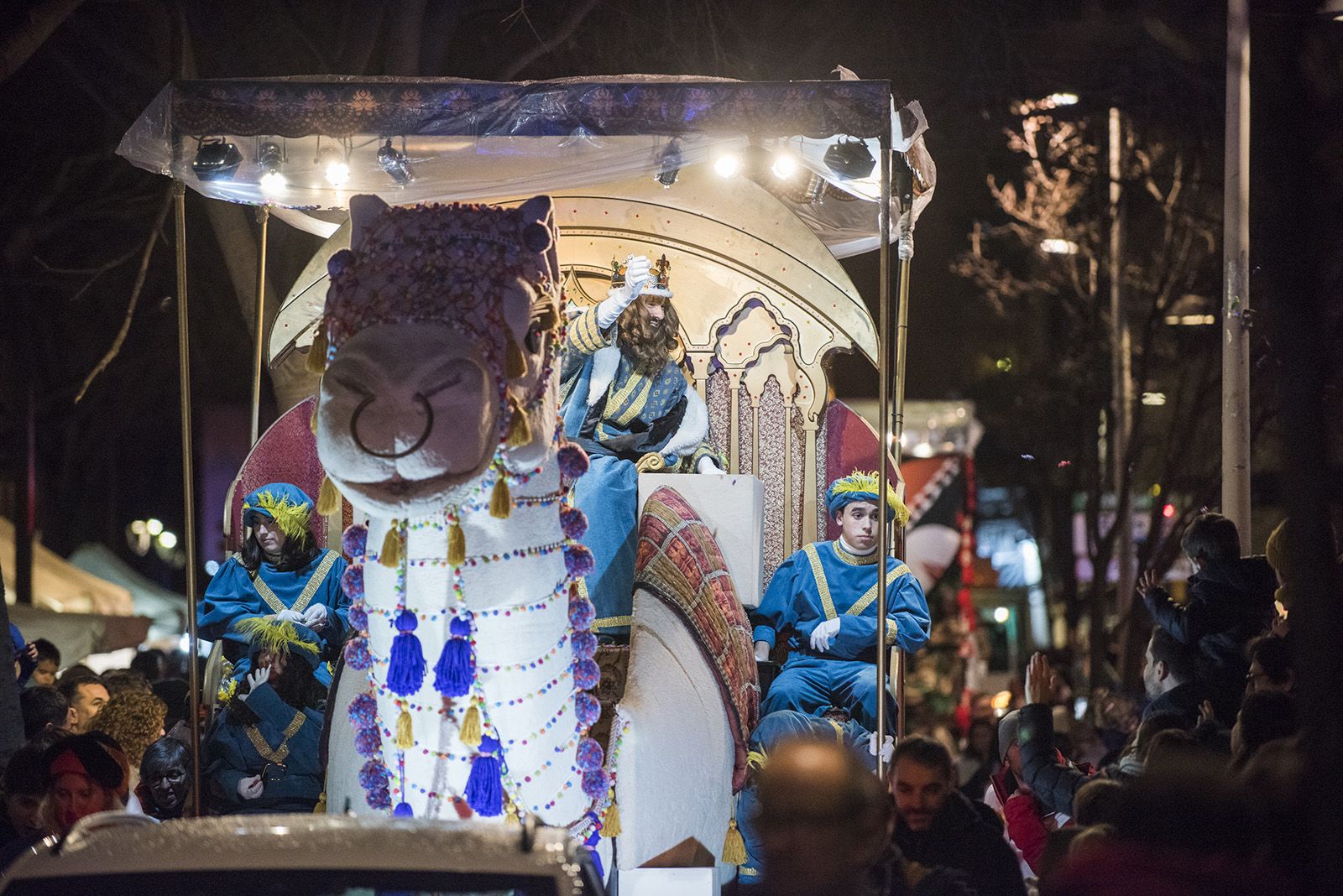 Cavalcada de Reis de Sant Cugat 2024. FOTO: Bernat Millet.