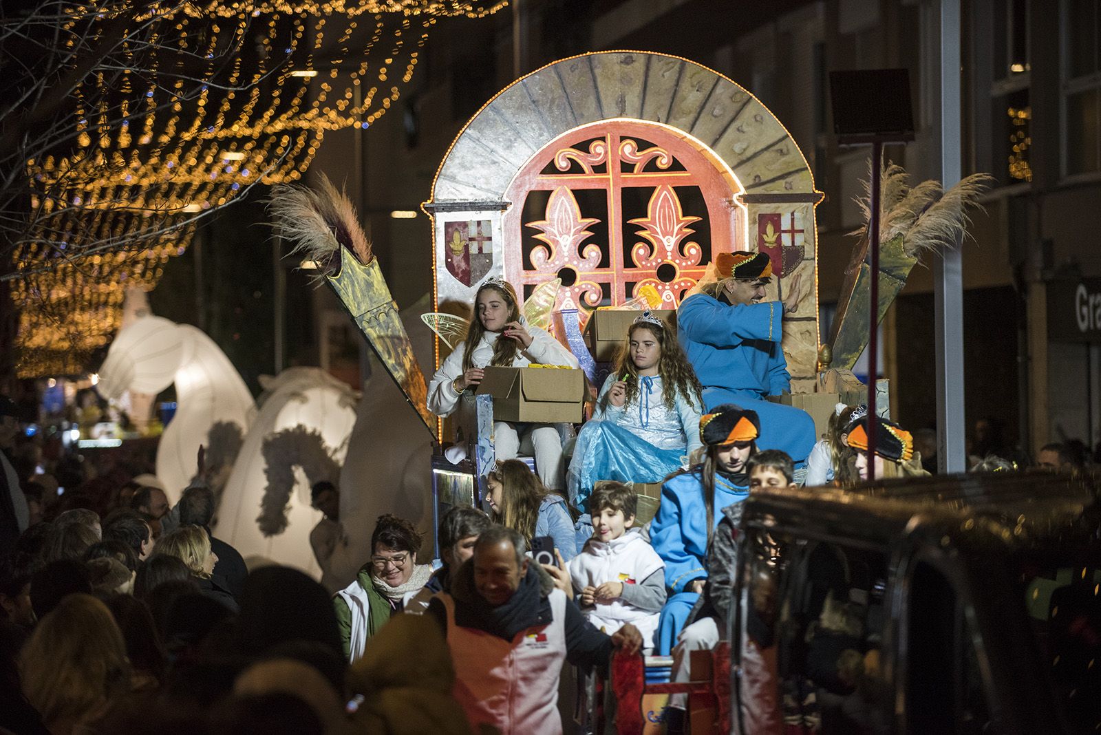 Cavalcada de Reis de Sant Cugat 2024. FOTO: Bernat Millet.