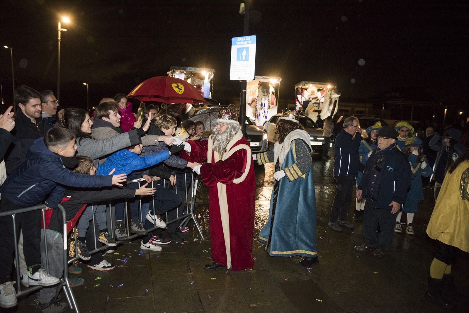 Cavalcada de Reis de Sant Cugat 2024. FOTO: Bernat Millet.