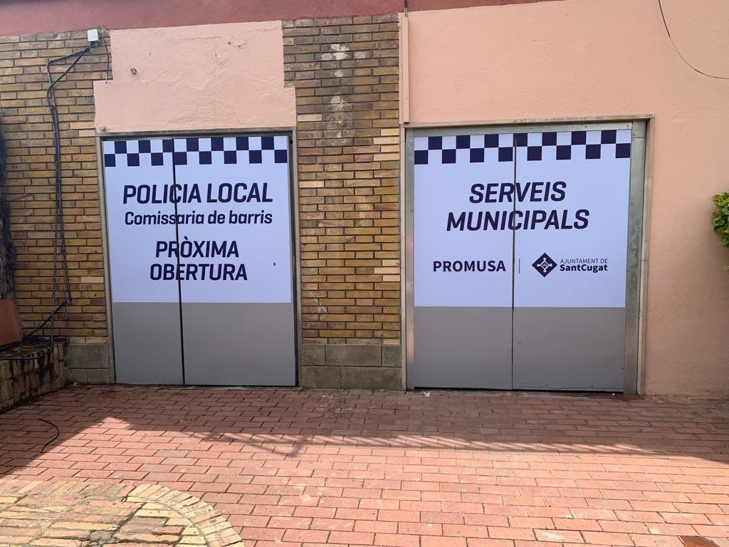 L'anterior govern de Sant Cugat va anunciar l'obertura de la comissaria de barris a Valldoreix FOTO: Cedida