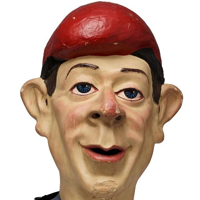 Caparrot que s'entregarà a l'entitat dels Caparrots de Sant Cugat FOTO: Cedida