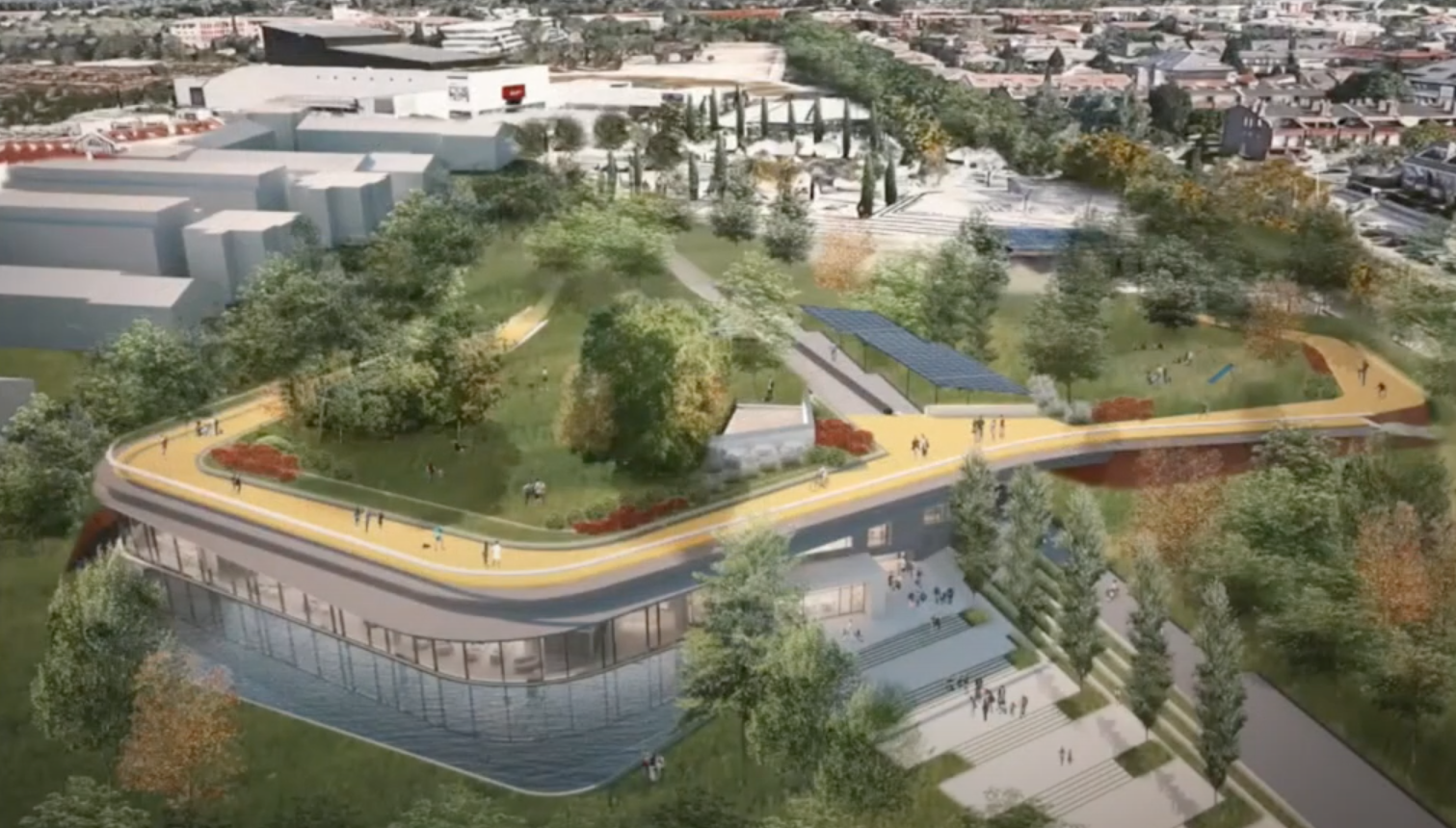 Simulació del projecte de la biblioteca central de Sant Cugat. FOTO: Ajuntament