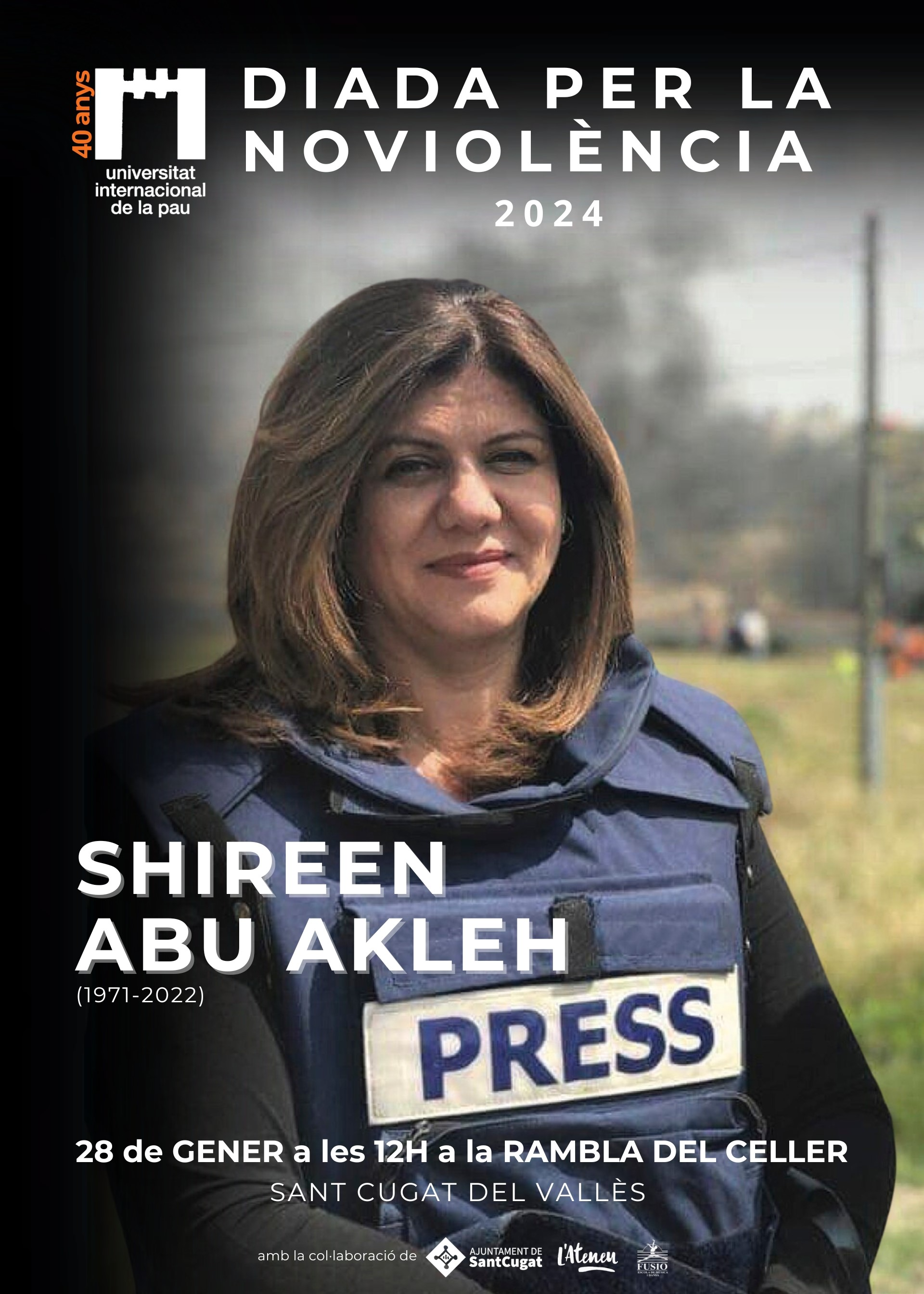 Cartell de La Diada per la No violència de 2024. Foto: cedida.